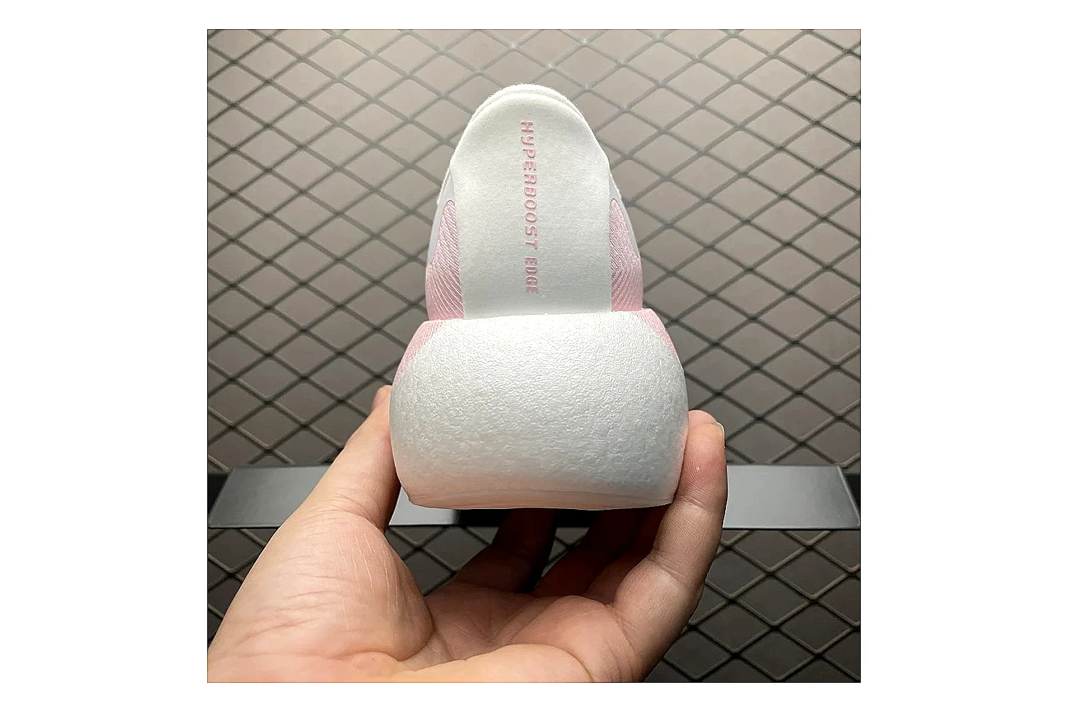 Adidas Adistar Cushion Pink comparison signal photo with white pink adistar cushion runner with mixed upper and runner shape thumbnail 6