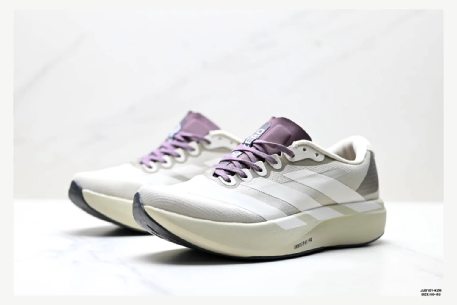 Adidas Adizero Evo White Blue Runner comparison proof image SKU 1182167440 thumbnail 3