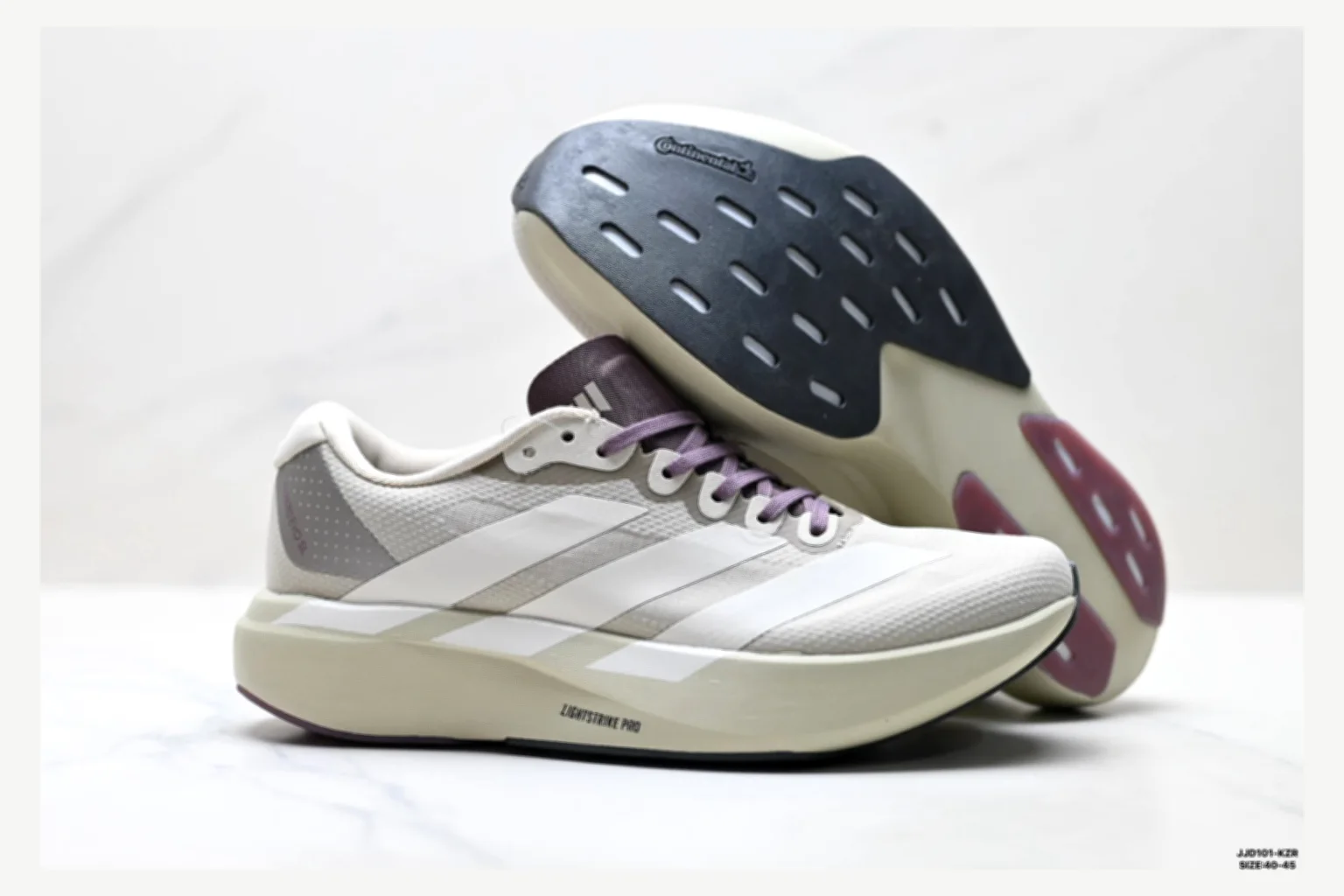 Adidas Adizero Evo White Blue Runner comparison proof image SKU 1182167440 thumbnail 4