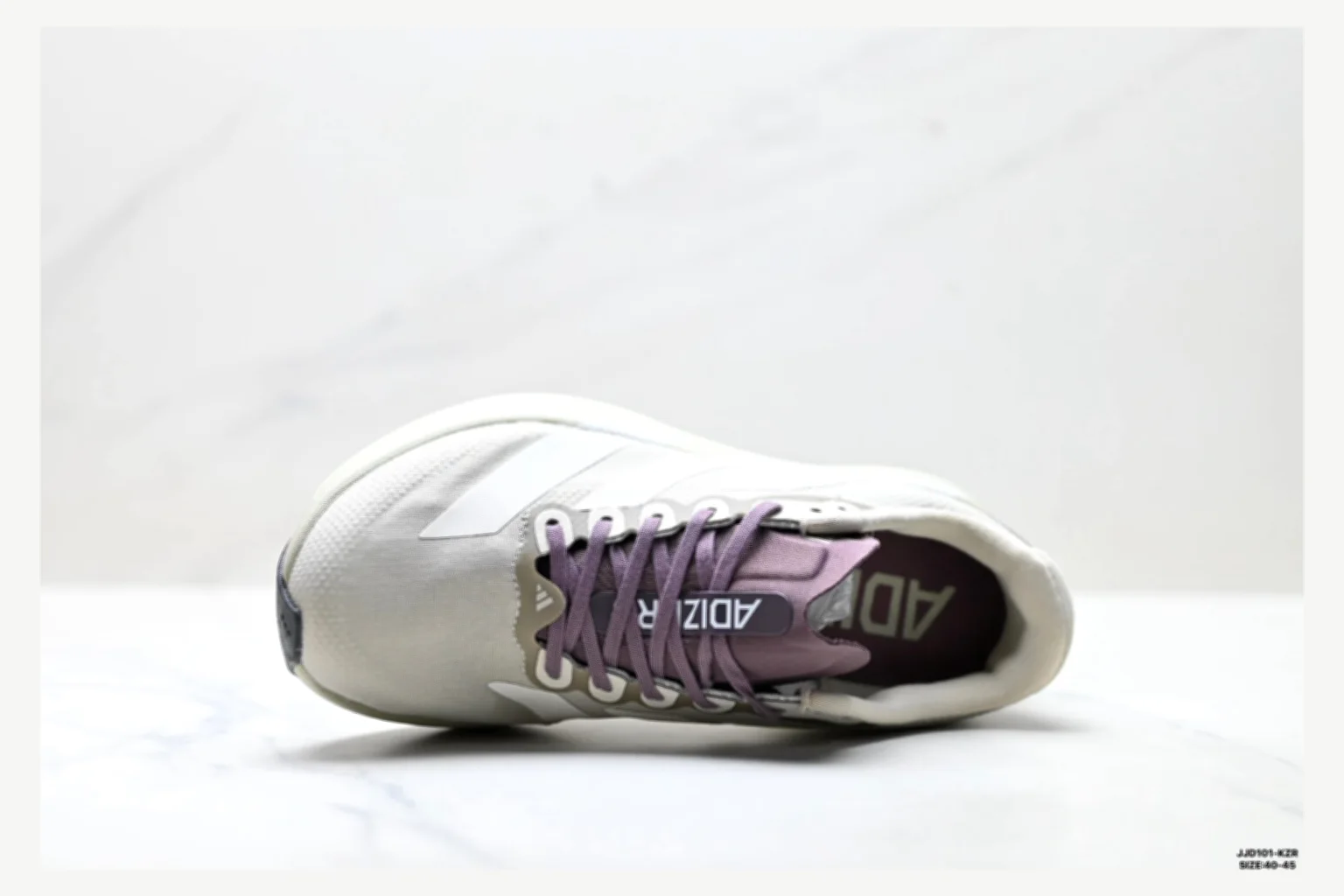 Adidas Adizero Evo White Blue Runner comparison proof image SKU 1182167440 thumbnail 6