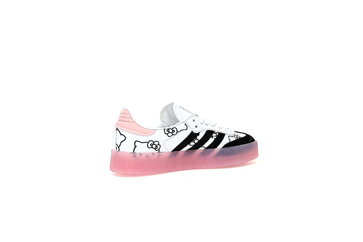 Kako Scout comparison images for Adidas Black White Pink Samba Style Sneaker