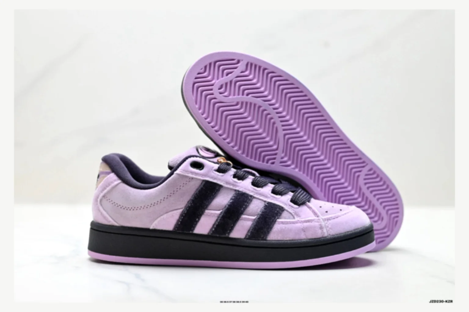 Adidas Campus Lavender Black Low Top comparison proof image SKU 1182167518 thumbnail 4