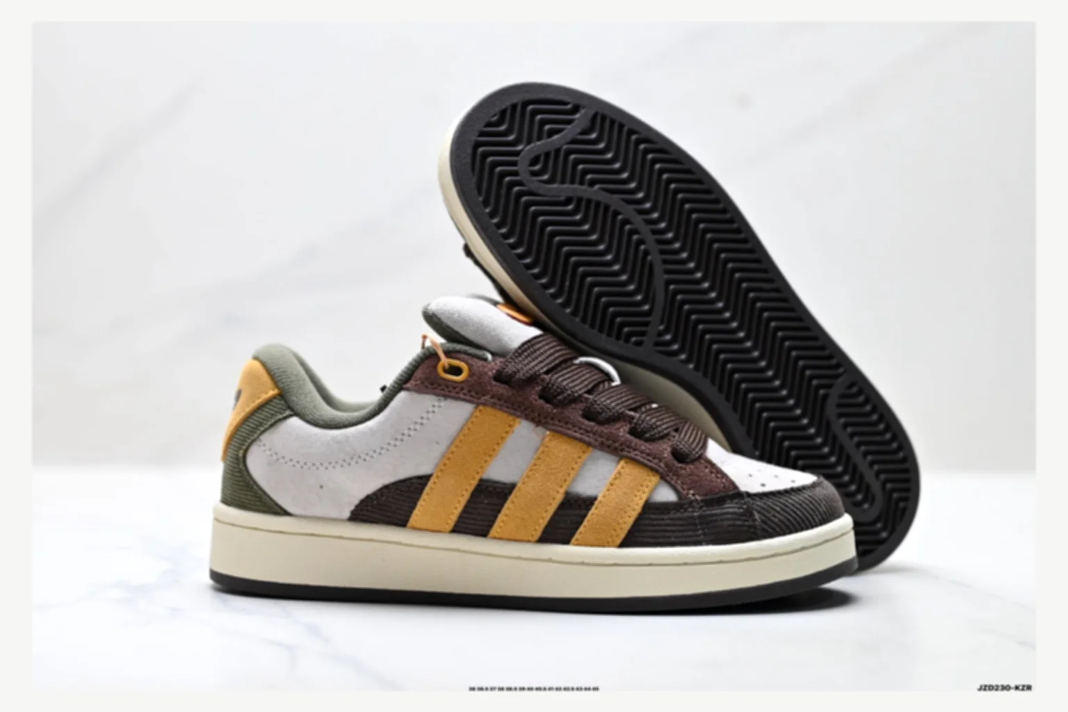 Adidas Campus Brown Yellow Low Top comparison proof image SKU 1182167515 thumbnail 4