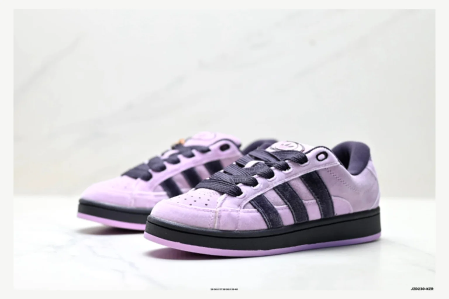 Adidas Campus Lavender Black Low Top comparison proof image SKU 1182167518 thumbnail 3