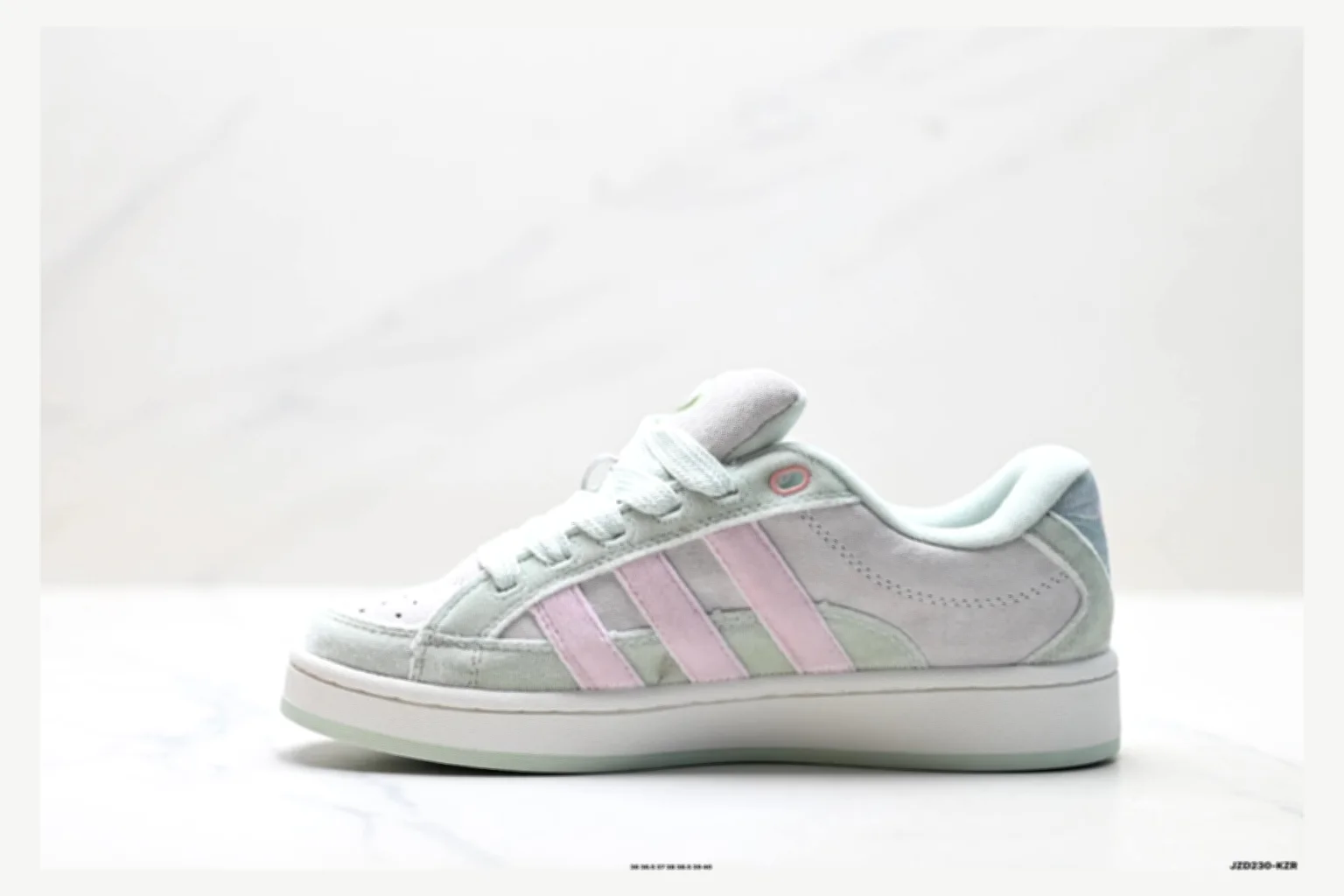 Adidas Campus Mint Pink Low Top comparison proof image SKU 1182167517 thumbnail 2