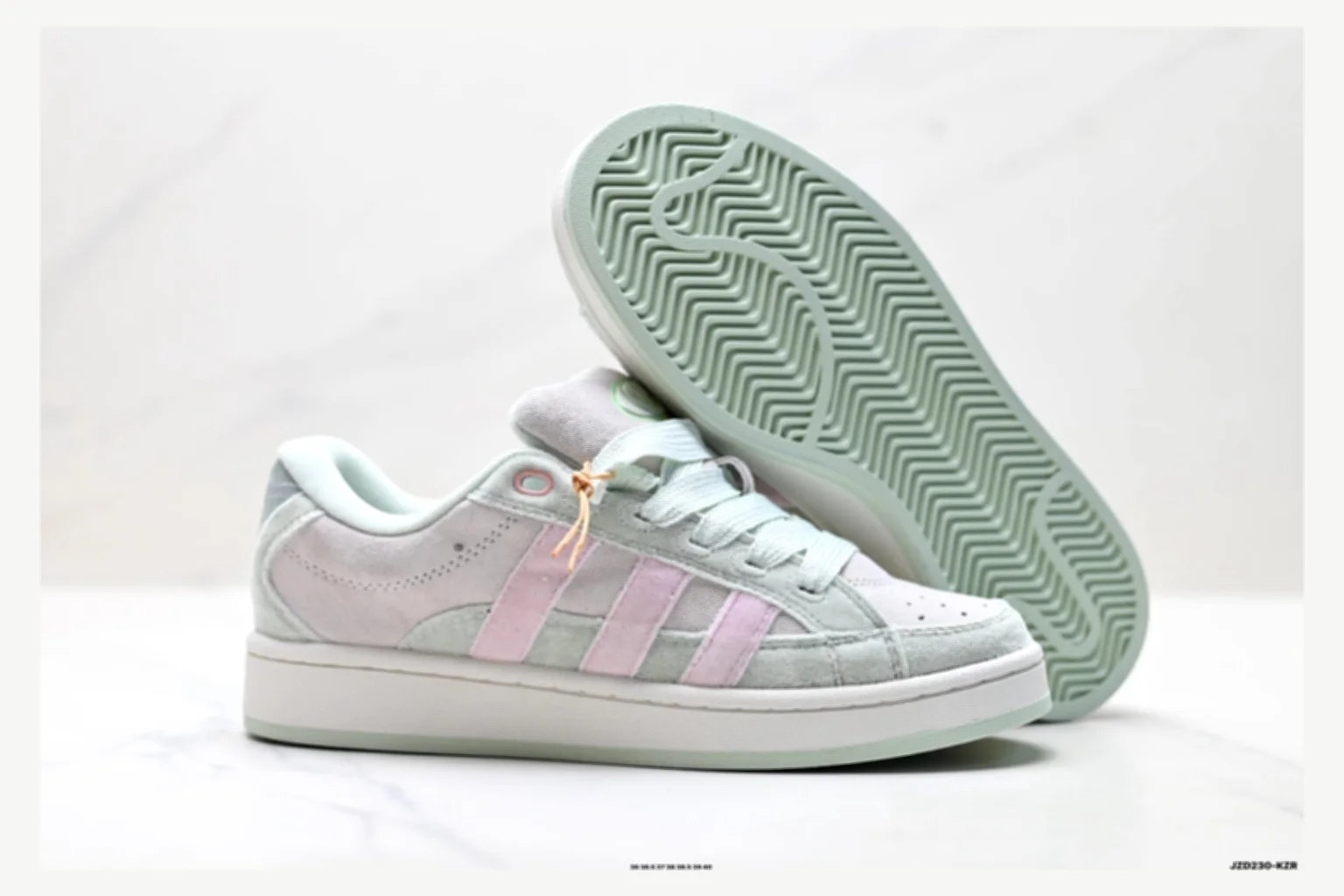 Adidas Campus Mint Pink Low Top comparison proof image SKU 1182167517 thumbnail 4