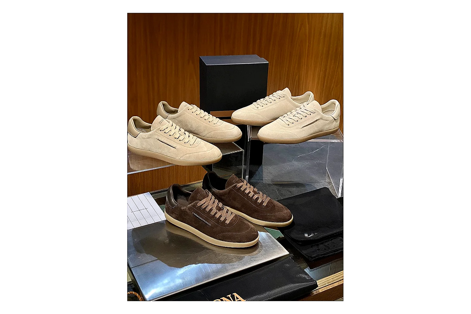 Adidas Campus style Cream Brown 6795 comparison signal note six-photo gallery thumbnail 3