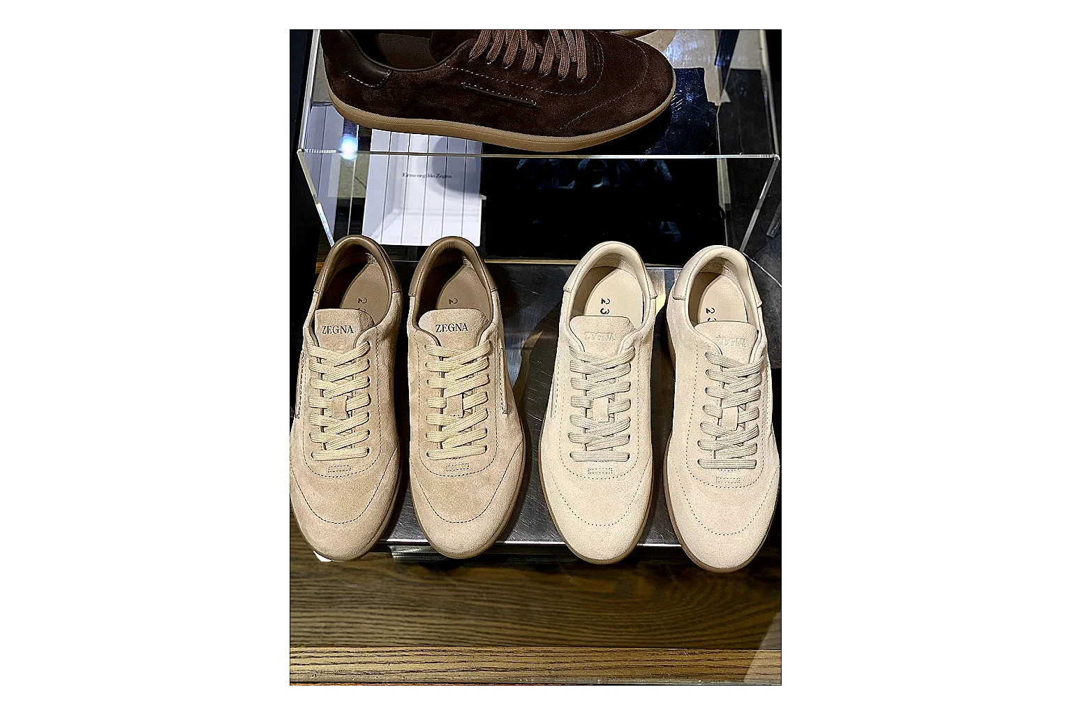 Adidas Campus style Cream Brown 6795 comparison signal note six-photo gallery thumbnail 4