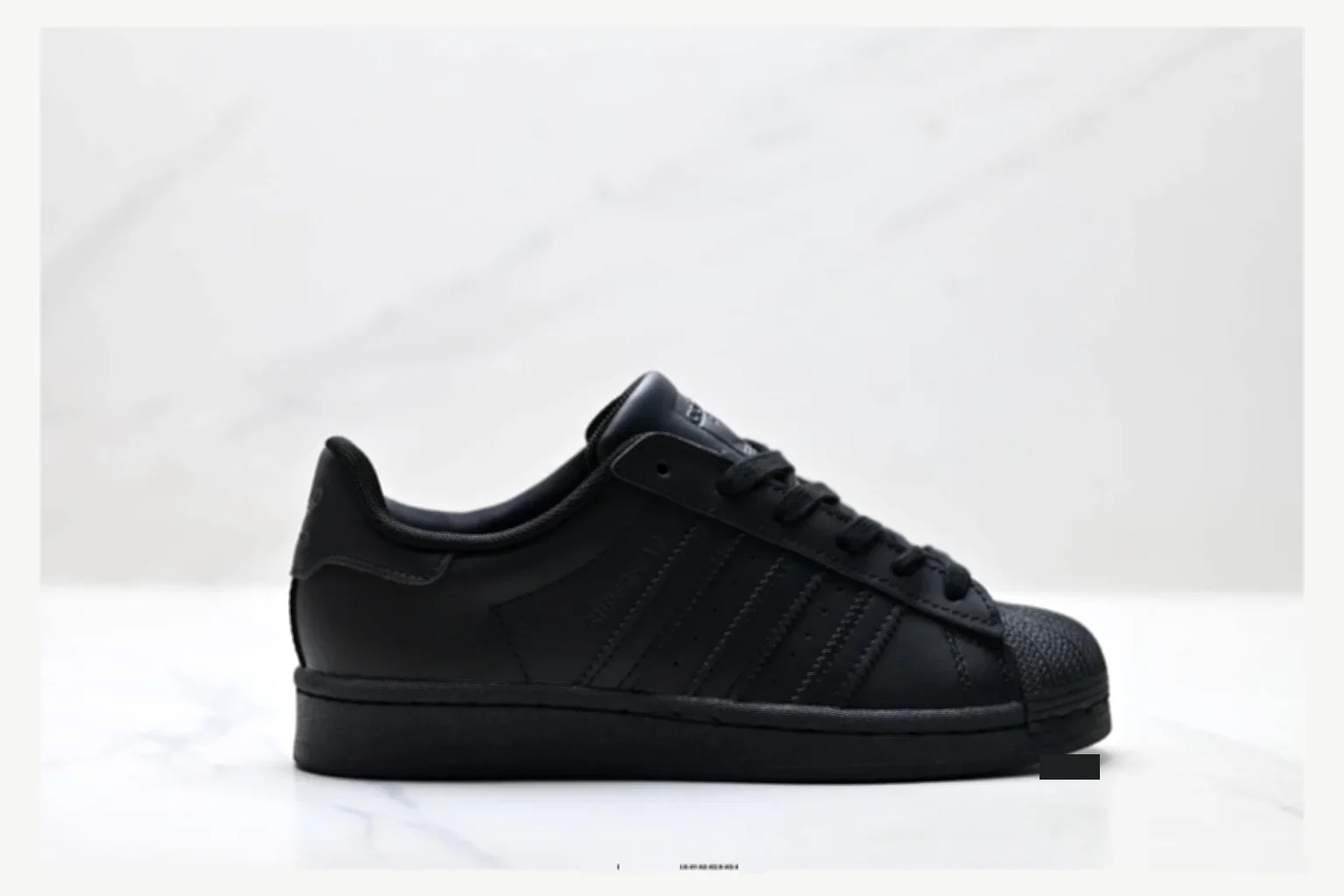 Adidas Campus Triple Black Low Top comparison proof image SKU 1182167519