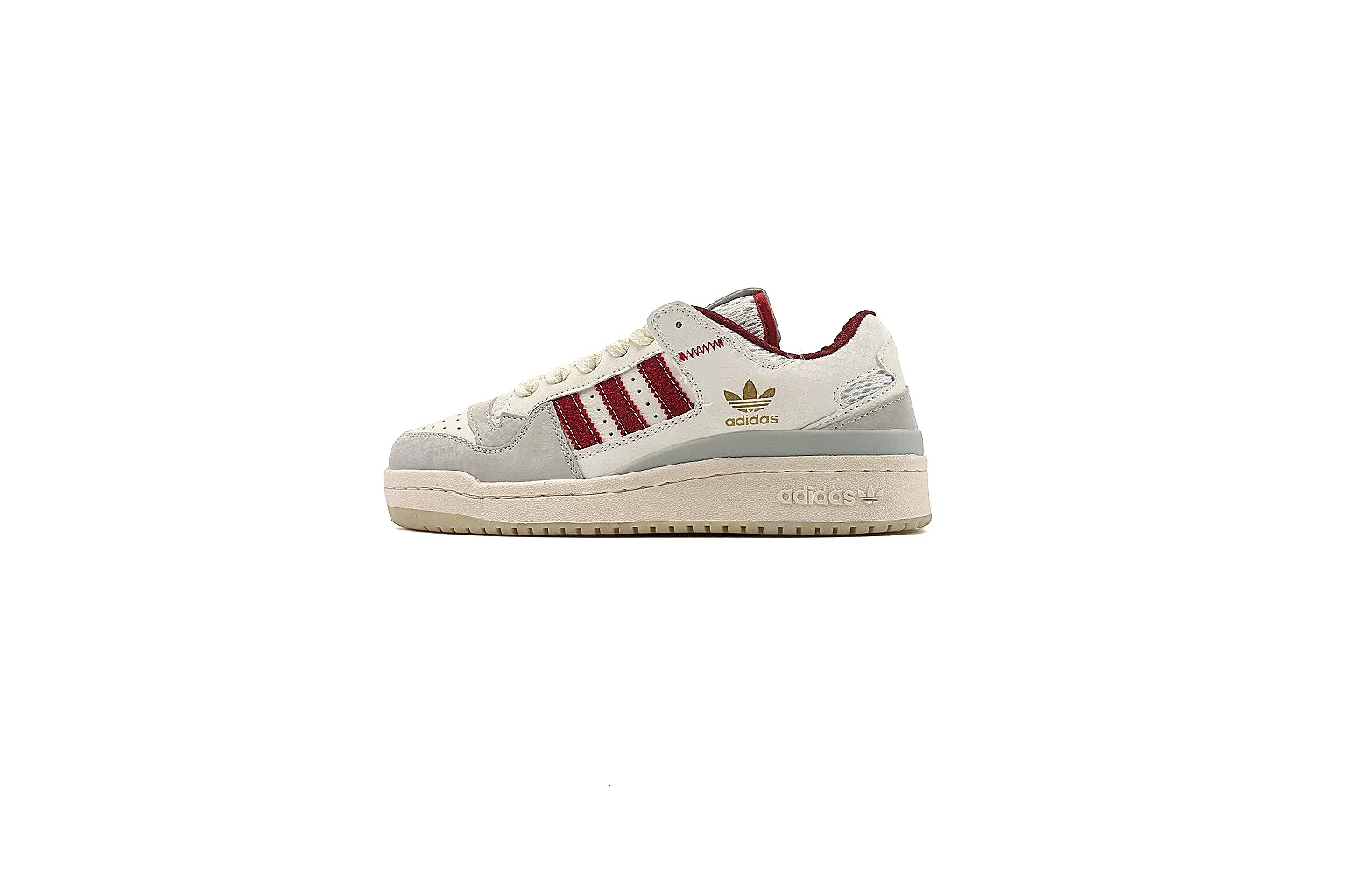 kakoscout.com Adidas White Burgundy Campus Low 0959 White Burgundy low-top product image