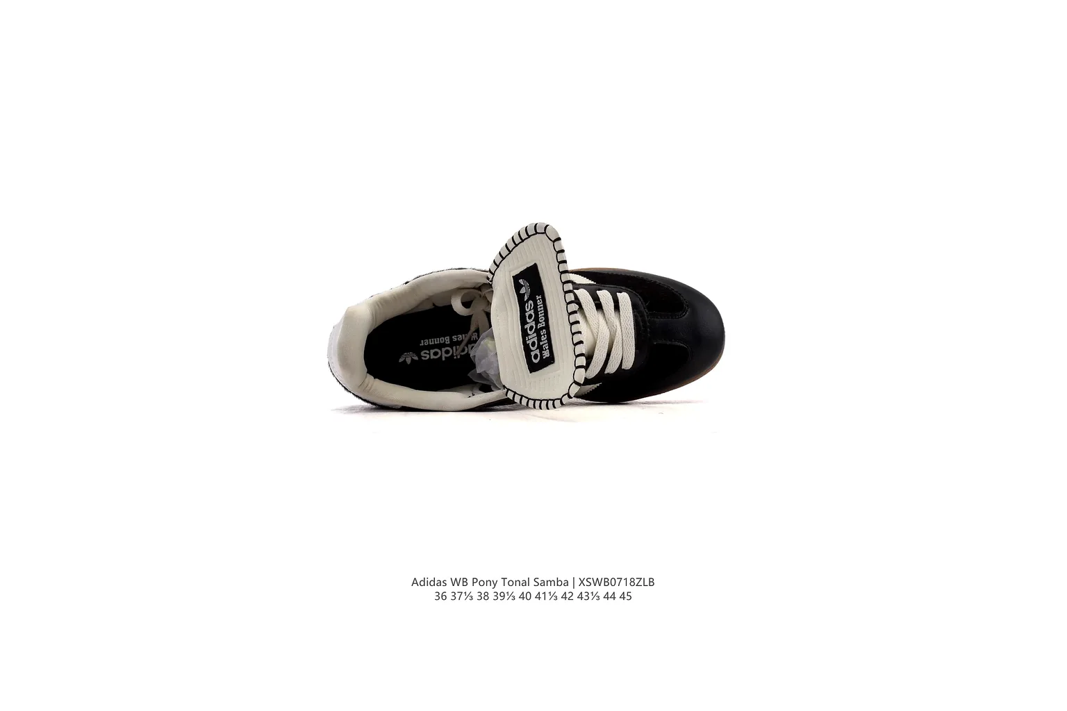 Adidas Gazelle Black Gum gum sole terrace six photo view