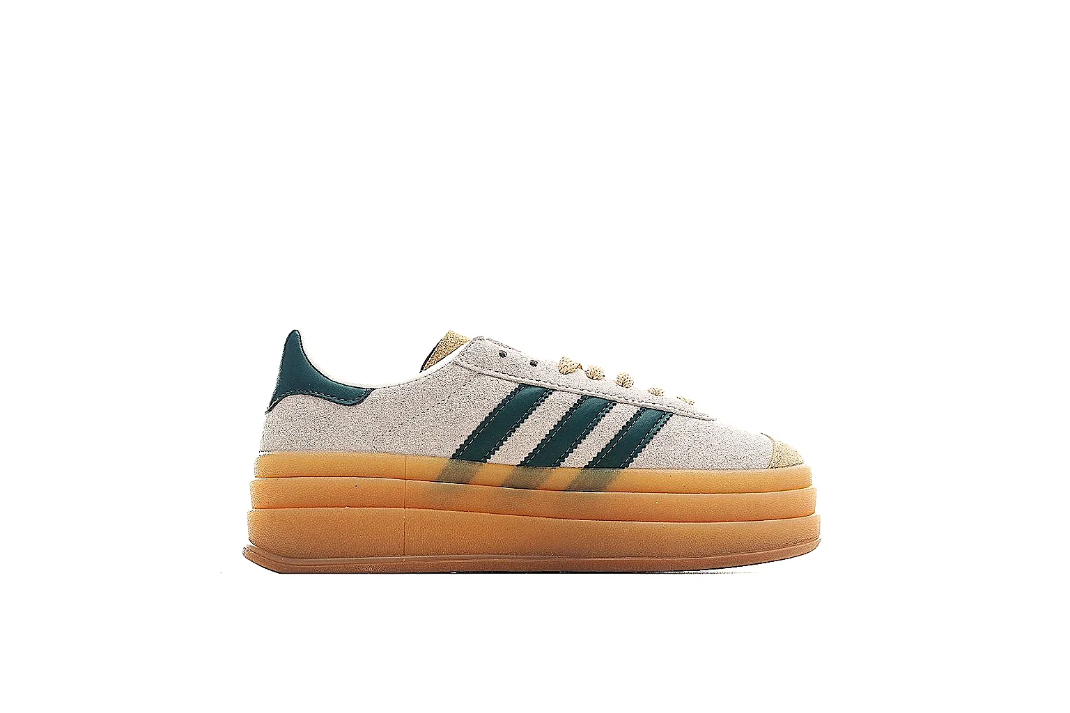 Adidas Gazelle Tan Green Gum 4525 comparison signal six-photo gallery