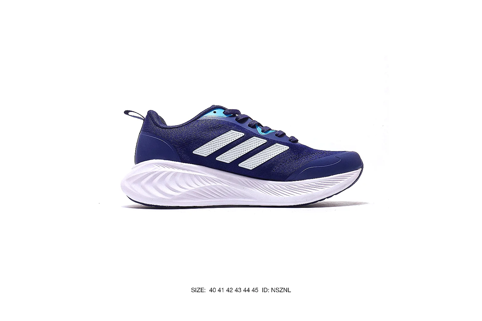 Adidas Response Runner Blue White Sneaker 2852 comparison gallery with QC evidence