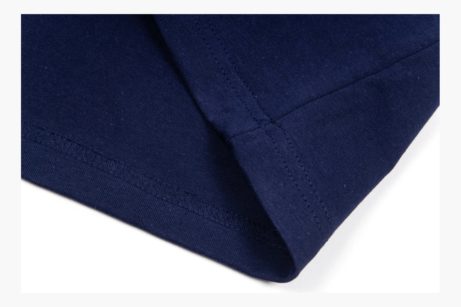 Navy Adidas ringer tee comparison image with trefoil thumbnail 3