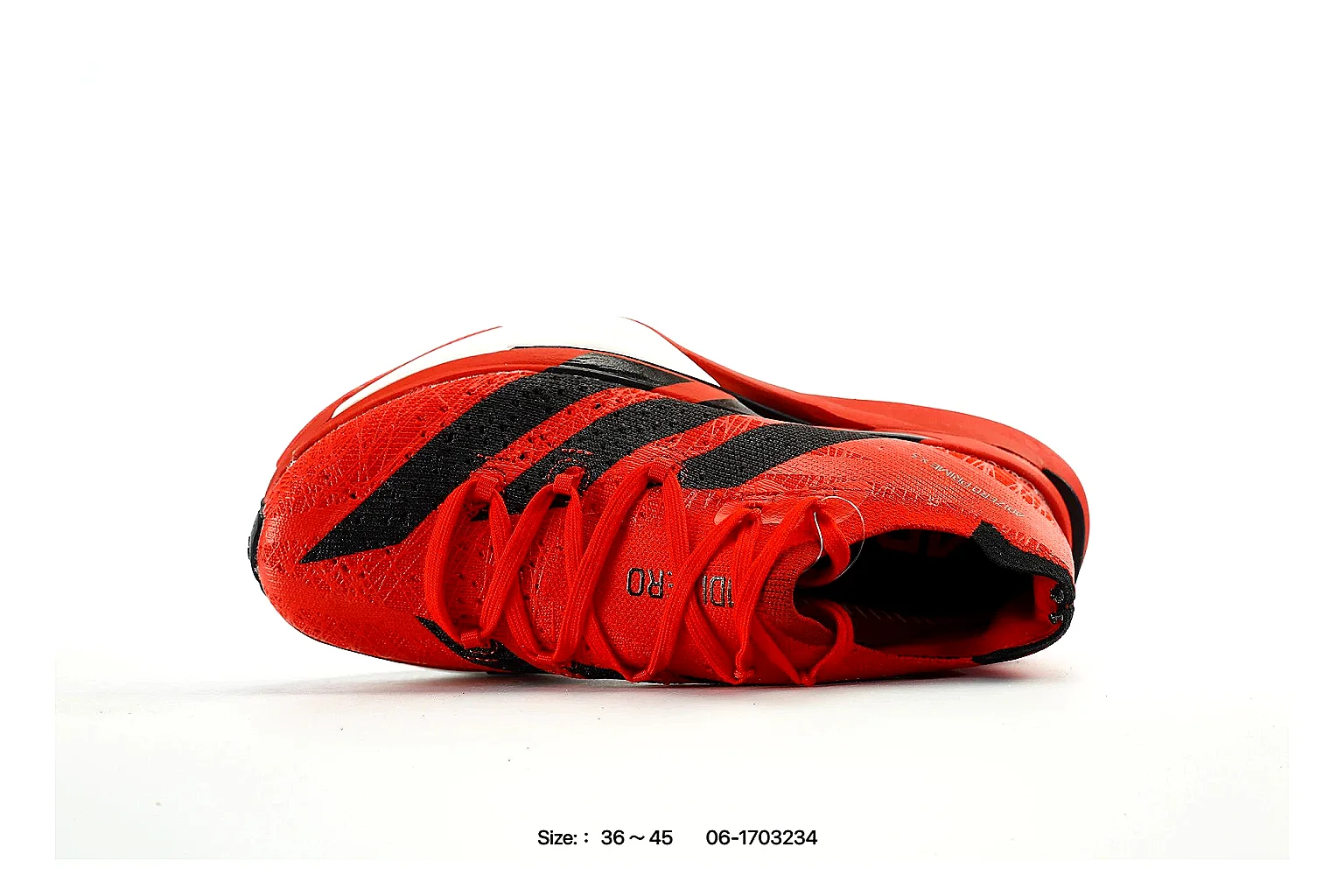 kakoscout.com Adidas Red Black Performance Runner 1529 Red Black runner product image thumbnail 3