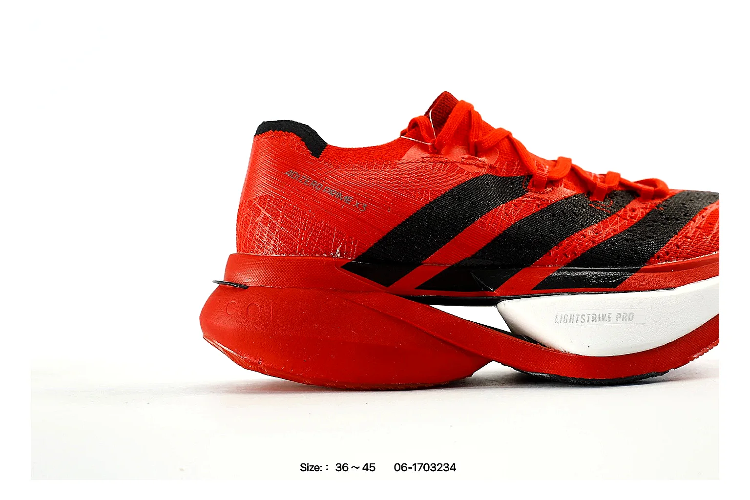 kakoscout.com Adidas Red Black Performance Runner 1529 Red Black runner product image thumbnail 6