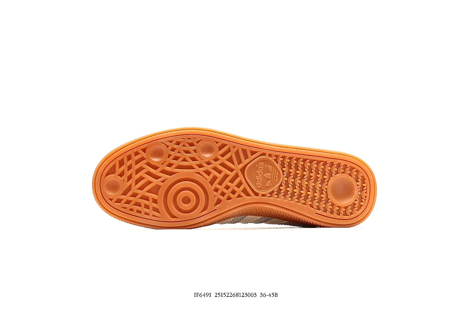 Adidas grey suede gum sole low top with visible side stripe proof thumbnail 3