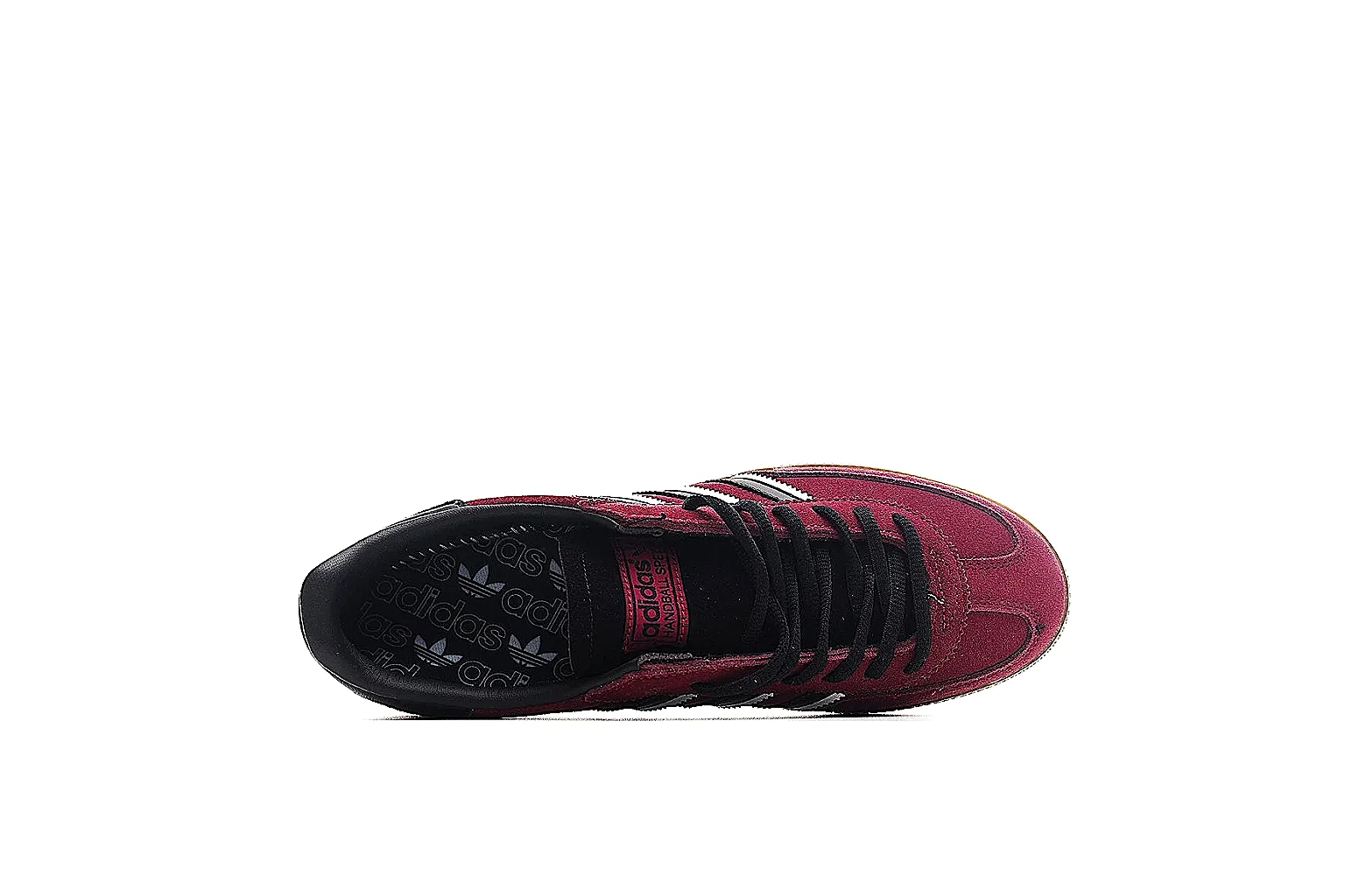 Adidas Spezial style Burgundy Gum 2135 comparison signal note six-photo gallery thumbnail 3
