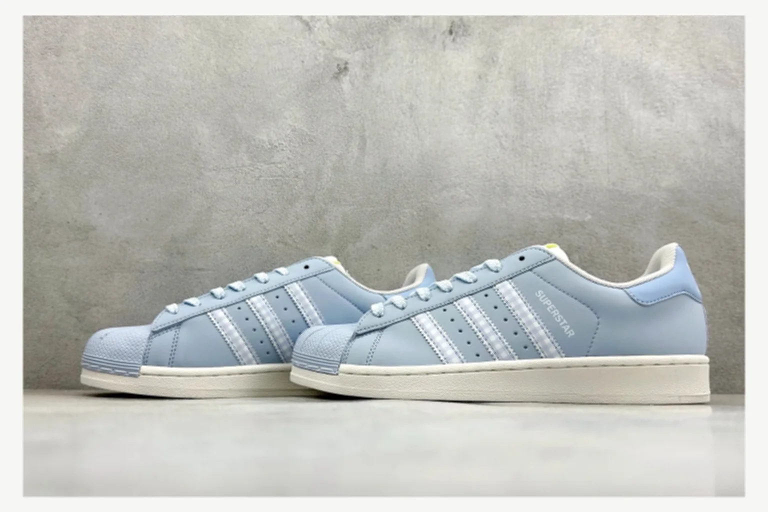 Adidas Superstar Light Blue Low Top comparison proof image SKU 1182167410 thumbnail 4