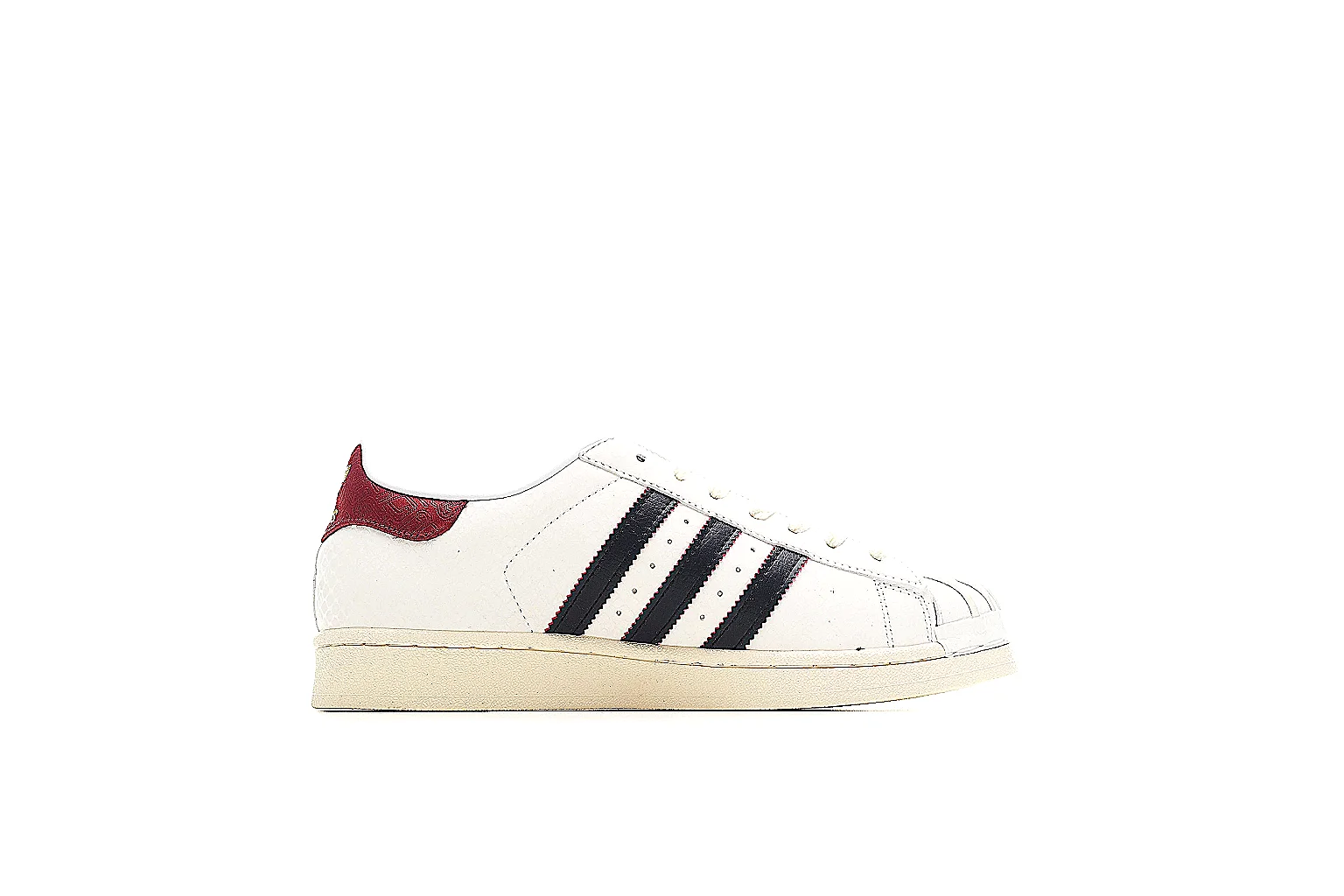 Adidas Superstar White Burgundy 8421 comparison signal gallery