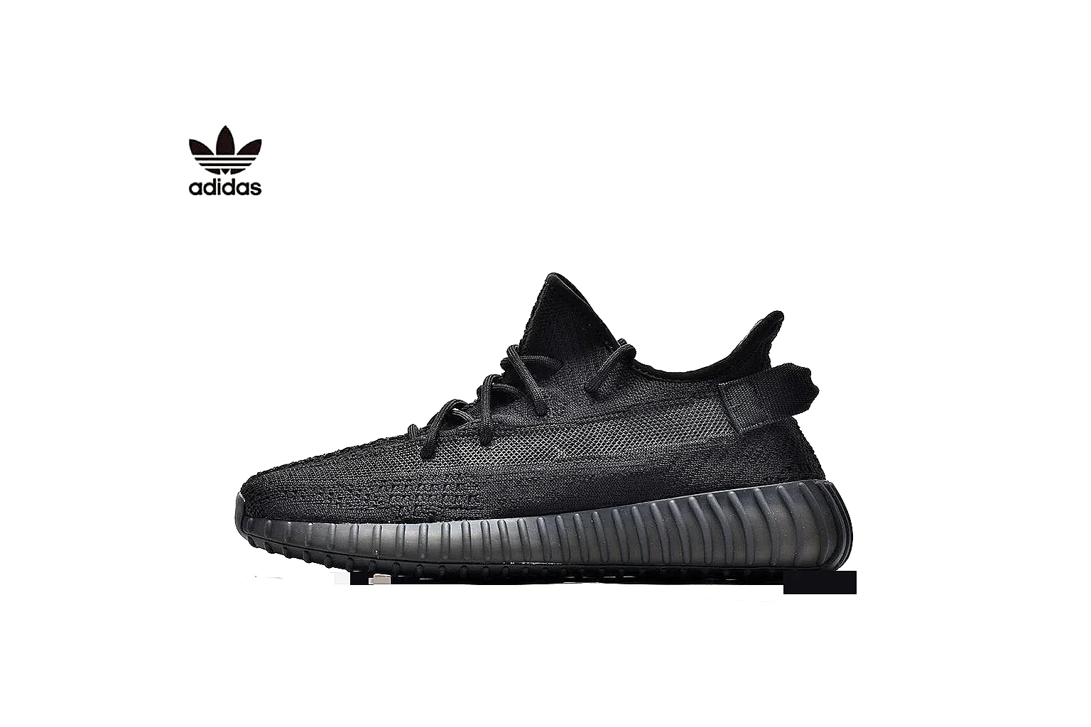 Adidas Yeezy 350 style Black 2281 comparison signal note six-photo gallery thumbnail 2