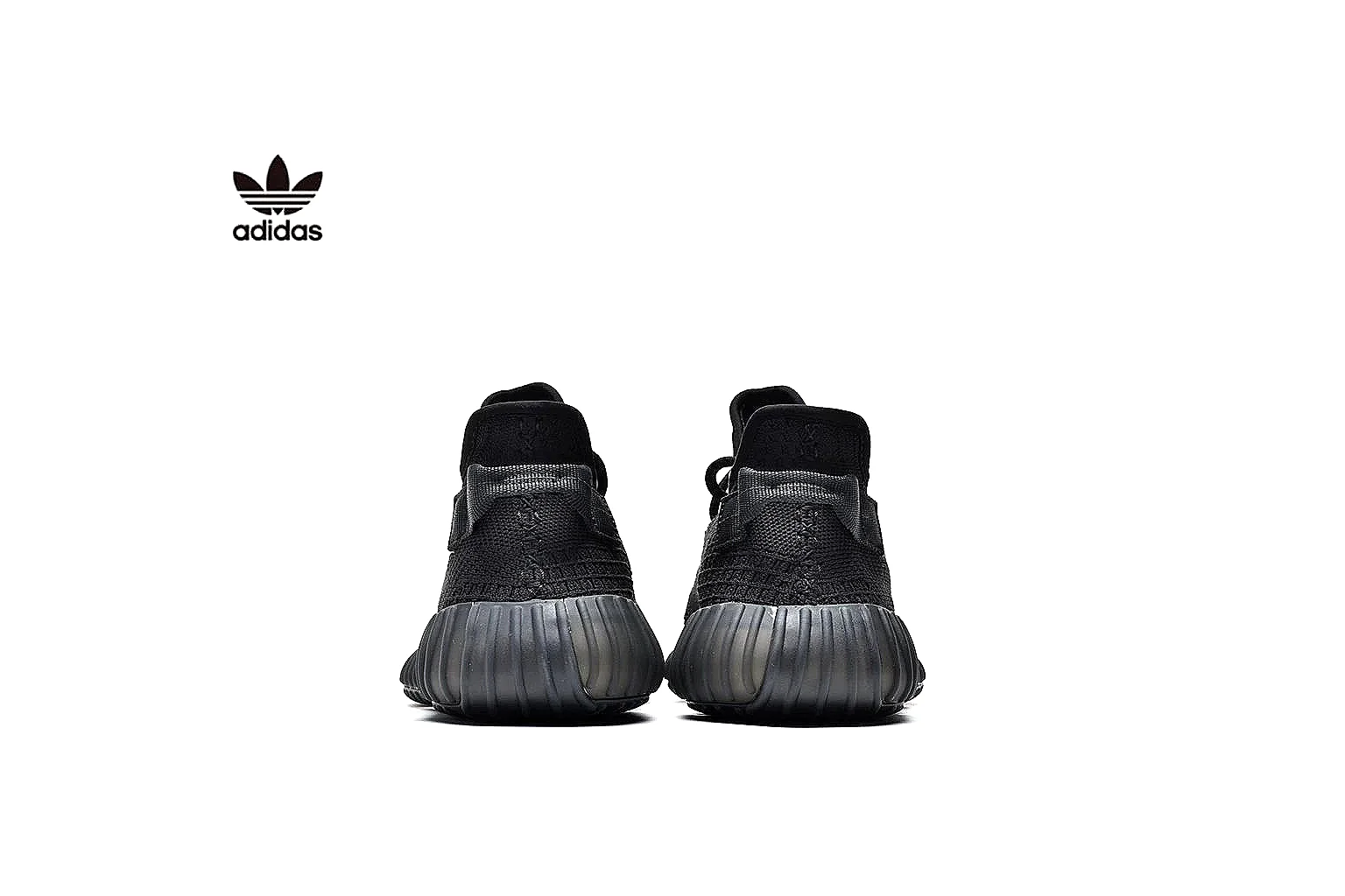 Adidas Yeezy 350 style Black 2281 comparison signal note six-photo gallery thumbnail 4