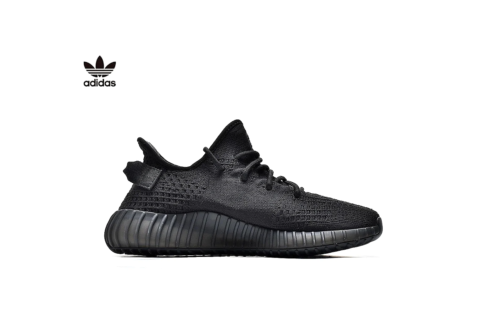 Adidas Yeezy 350 style Black 2281 comparison signal note six-photo gallery thumbnail 6