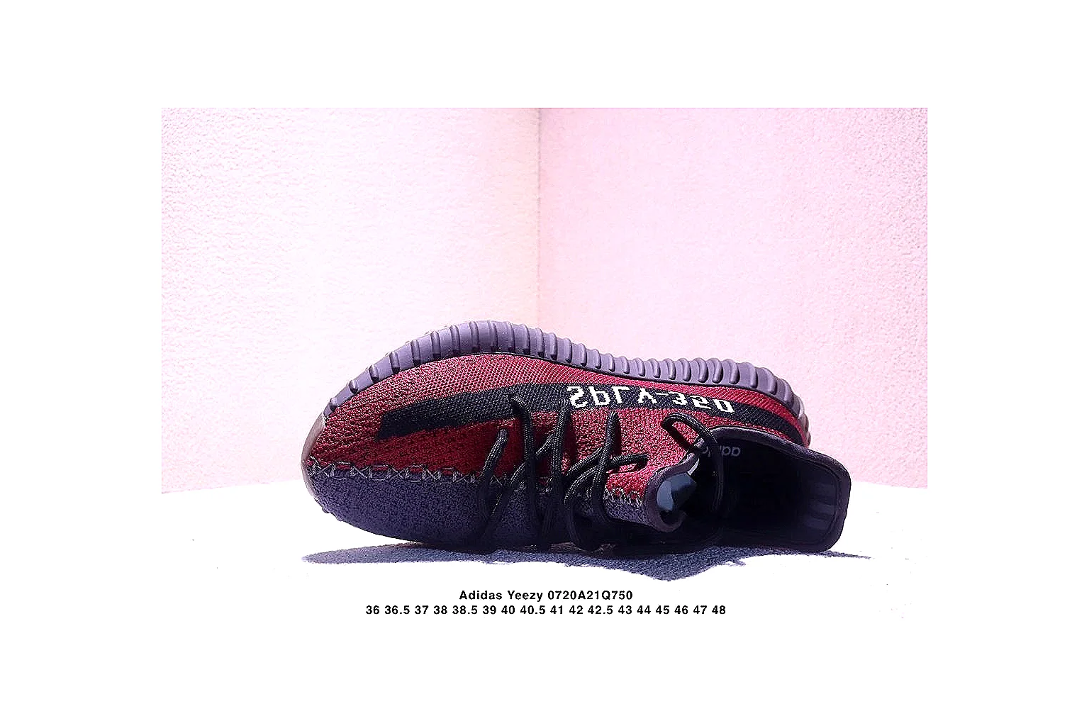 kakoscout.com Adidas Yeezy Boost 350 Black Purple comparison signal card six-photo gallery
