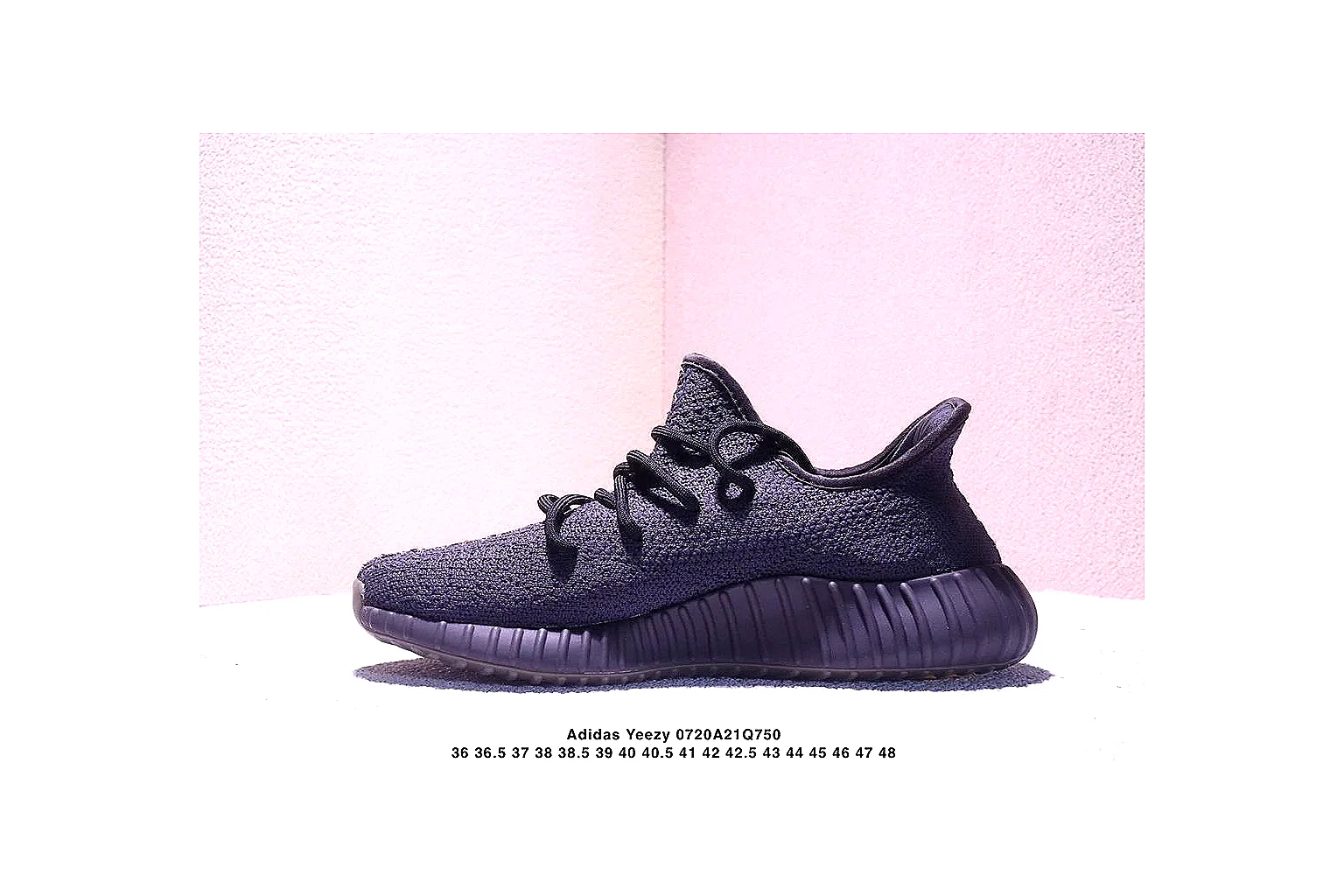 kakoscout.com Adidas Yeezy Boost 350 Black Purple comparison signal card six-photo gallery thumbnail 6