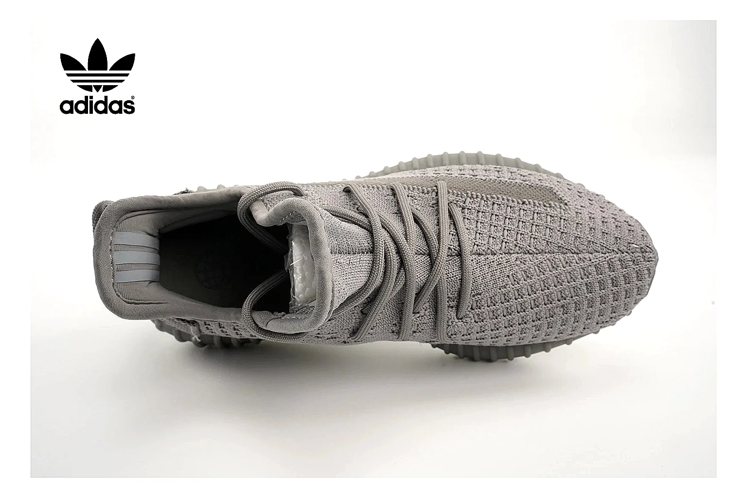 Adidas Yeezy Boost 350 Gray Sneaker 0458 comparison gallery with QC evidence