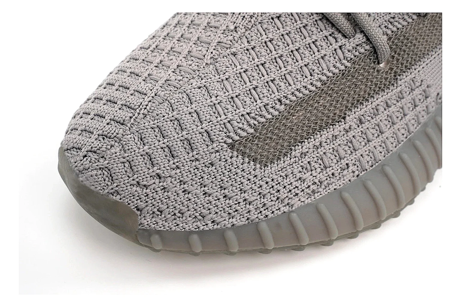 Adidas Yeezy Boost 350 Gray Sneaker 0458 comparison gallery with QC evidence thumbnail 5