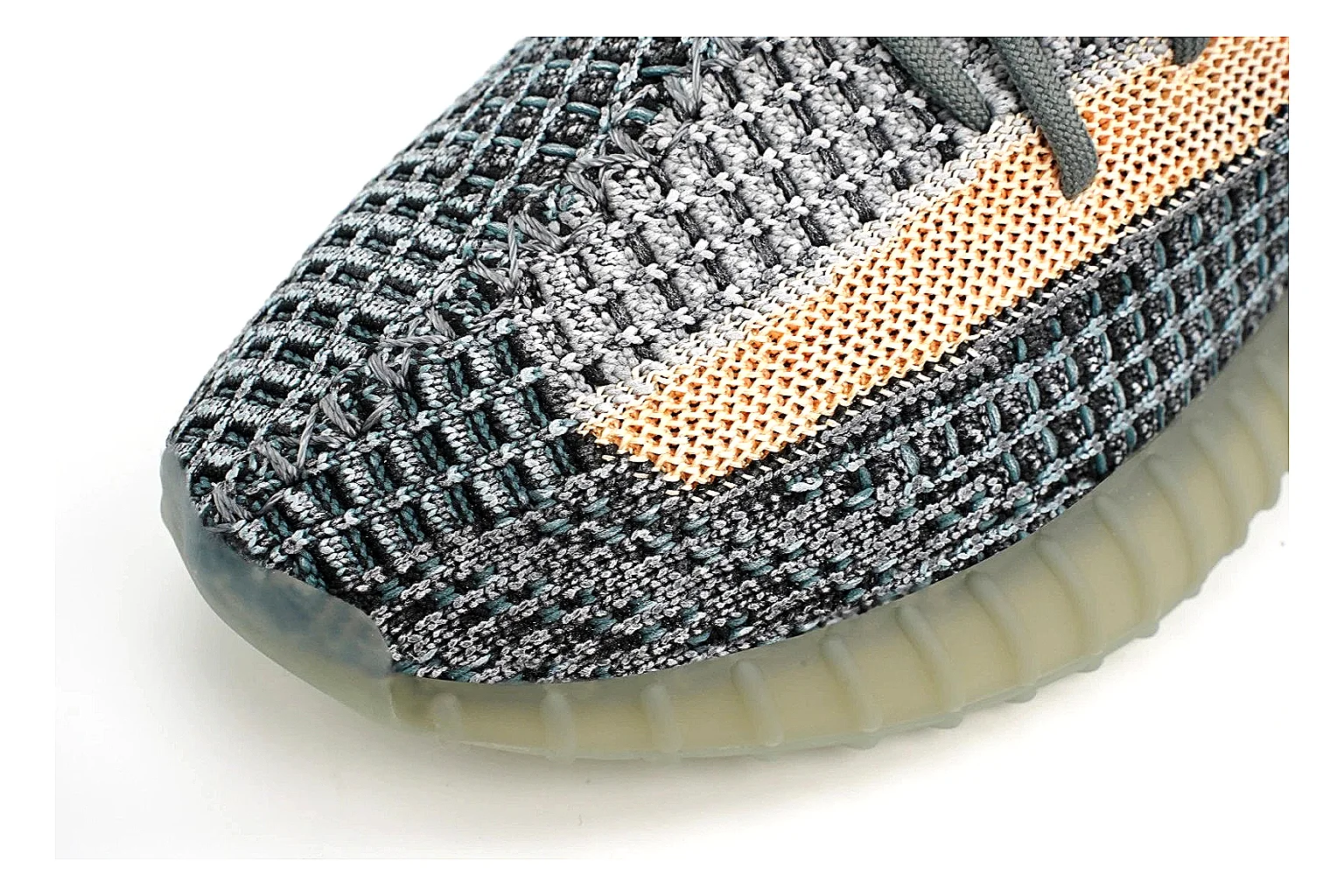 Adidas Yeezy Boost 350 Gray Tan Sneaker 0451 comparison gallery with QC evidence thumbnail 5