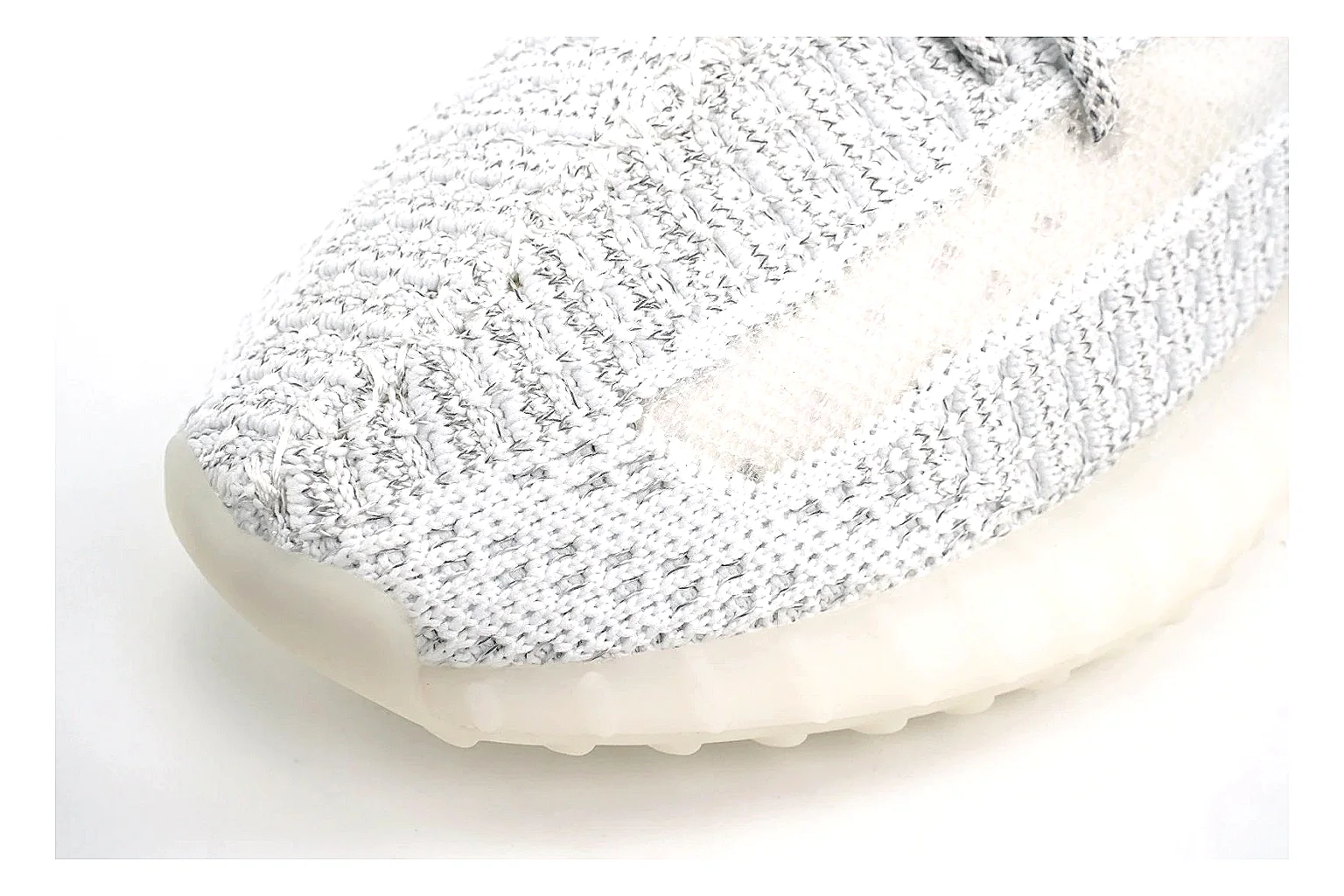 Adidas Yeezy Boost 350 White Sneaker 5033 comparison gallery with QC evidence thumbnail 5