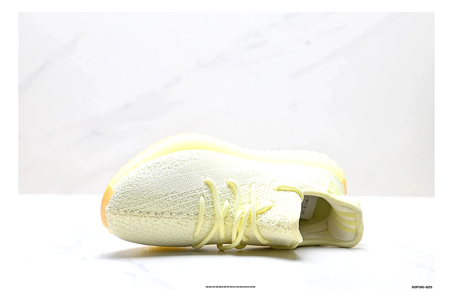 kakoscout.com Adidas Yeezy Boost 350 Yellow comparison signal card six-photo gallery thumbnail 6
