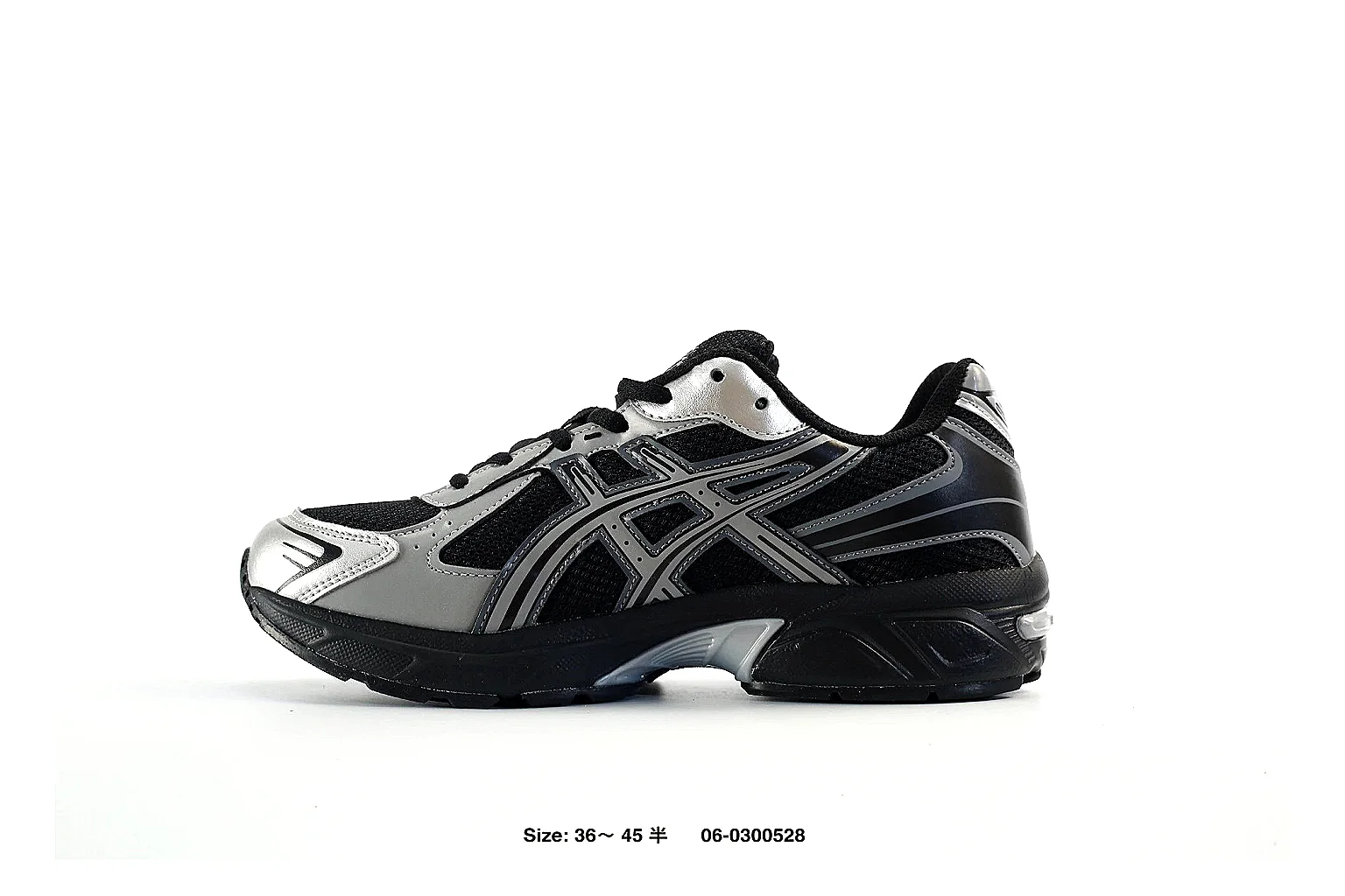 Asics Gel-Kayano Black Silver Sneaker 5034 comparison gallery with QC evidence