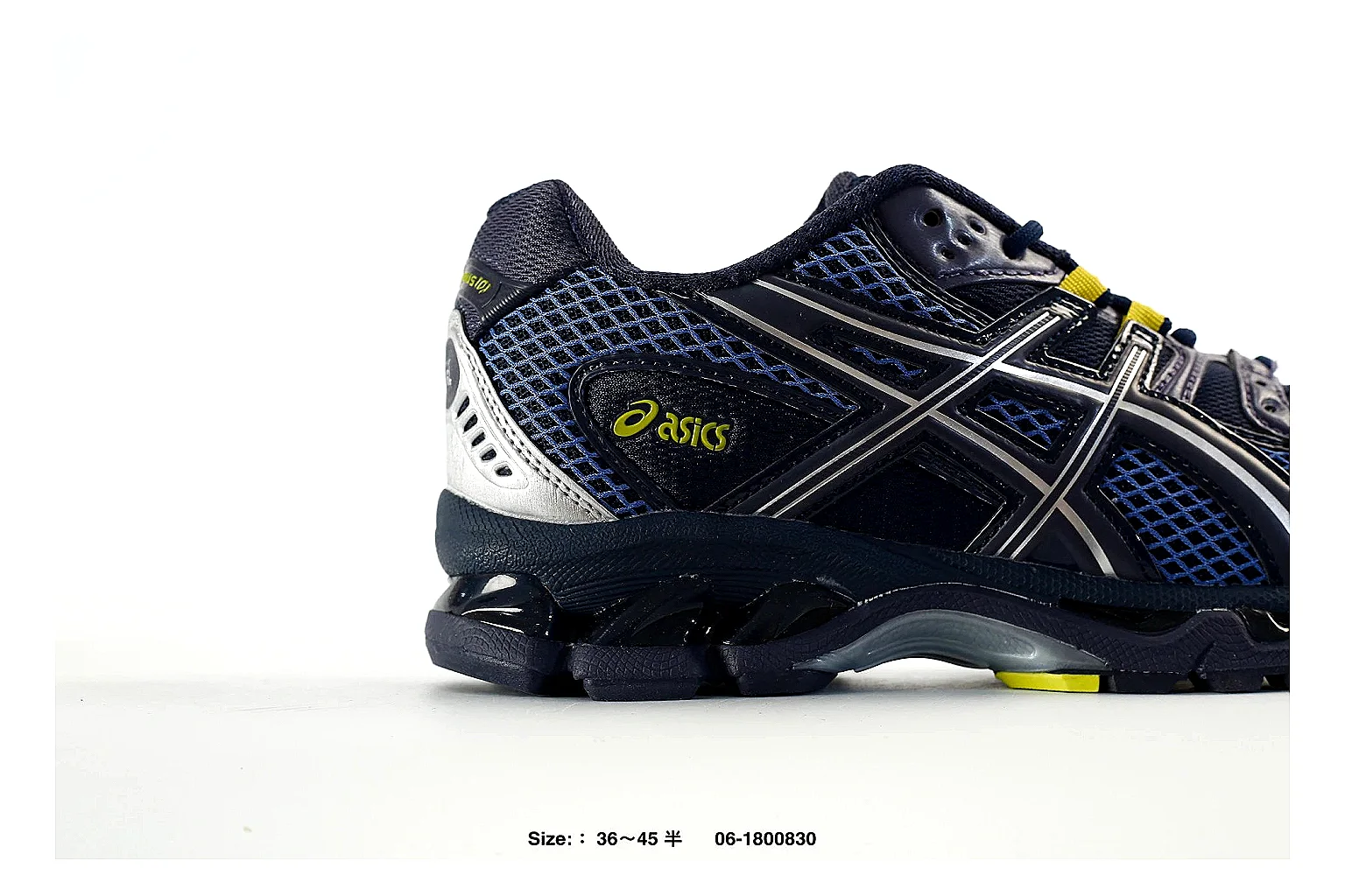 Asics Gel-Kayano Black Yellow Sneaker 9113 comparison gallery with QC evidence thumbnail 6