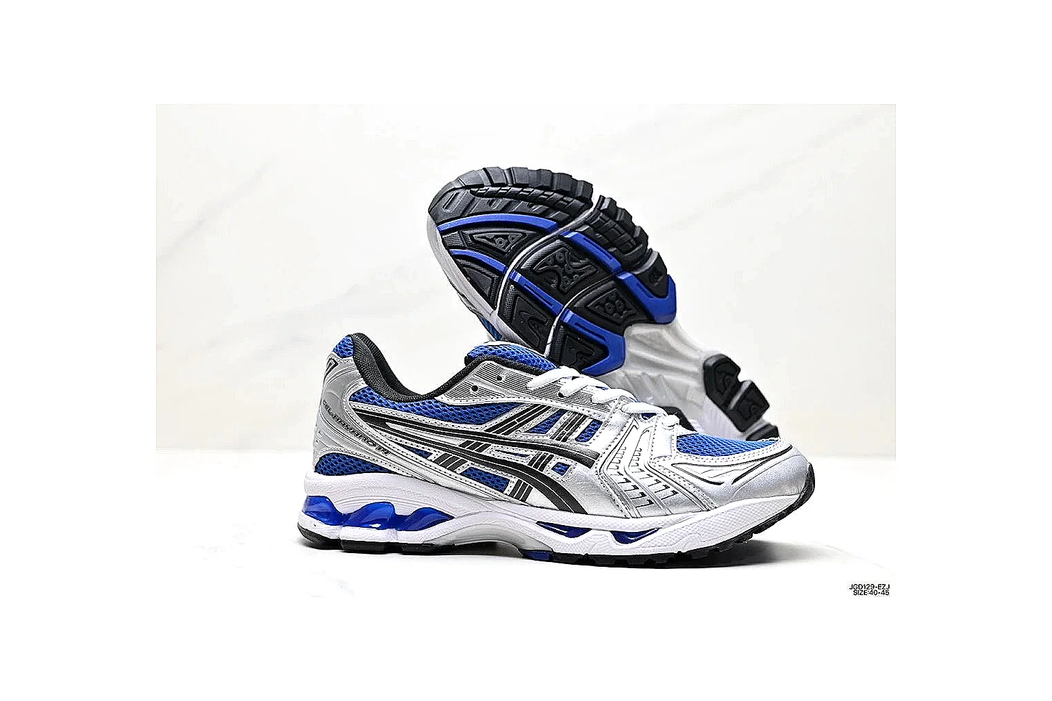 kakoscout.com Asics Gel Kayano Blue Gray comparison signal card six-photo gallery thumbnail 4