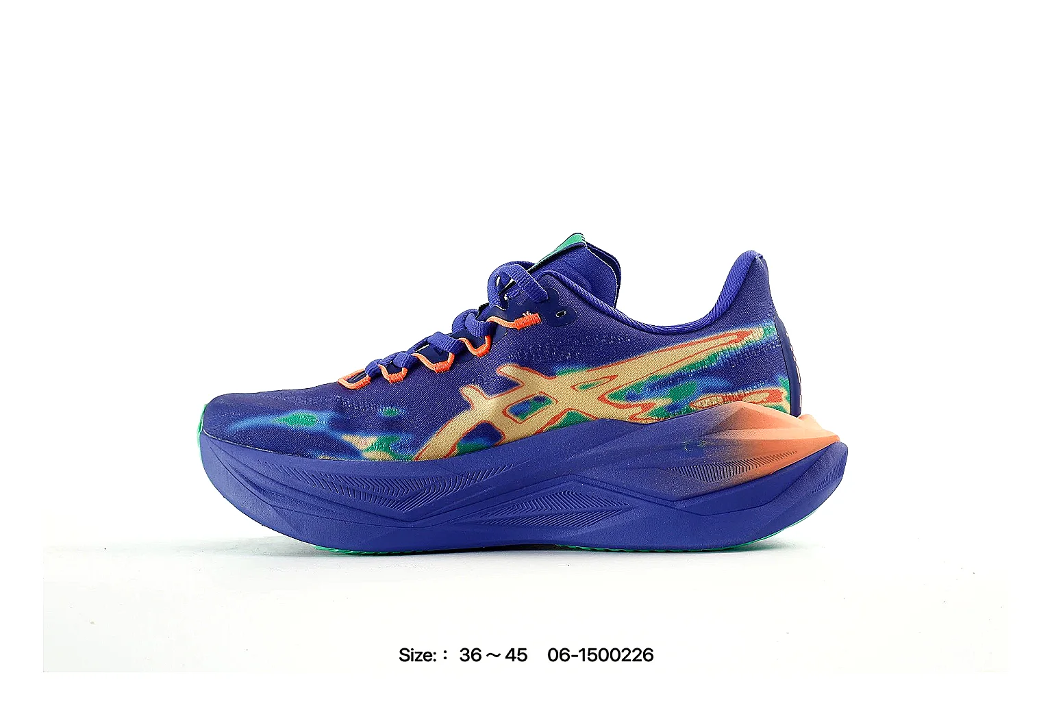 Asics Gel-Nimbus Blue Orange Sneaker 3088 comparison gallery with QC evidence