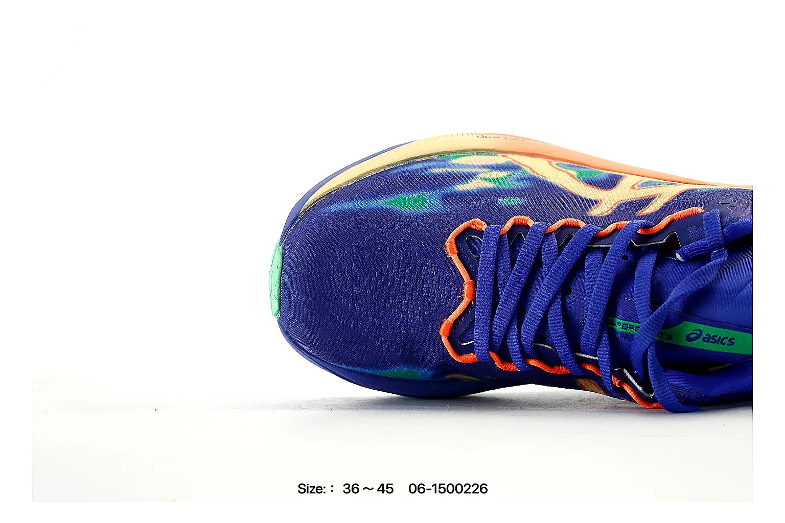 Asics Gel-Nimbus Blue Orange Sneaker 3088 comparison gallery with QC evidence thumbnail 4