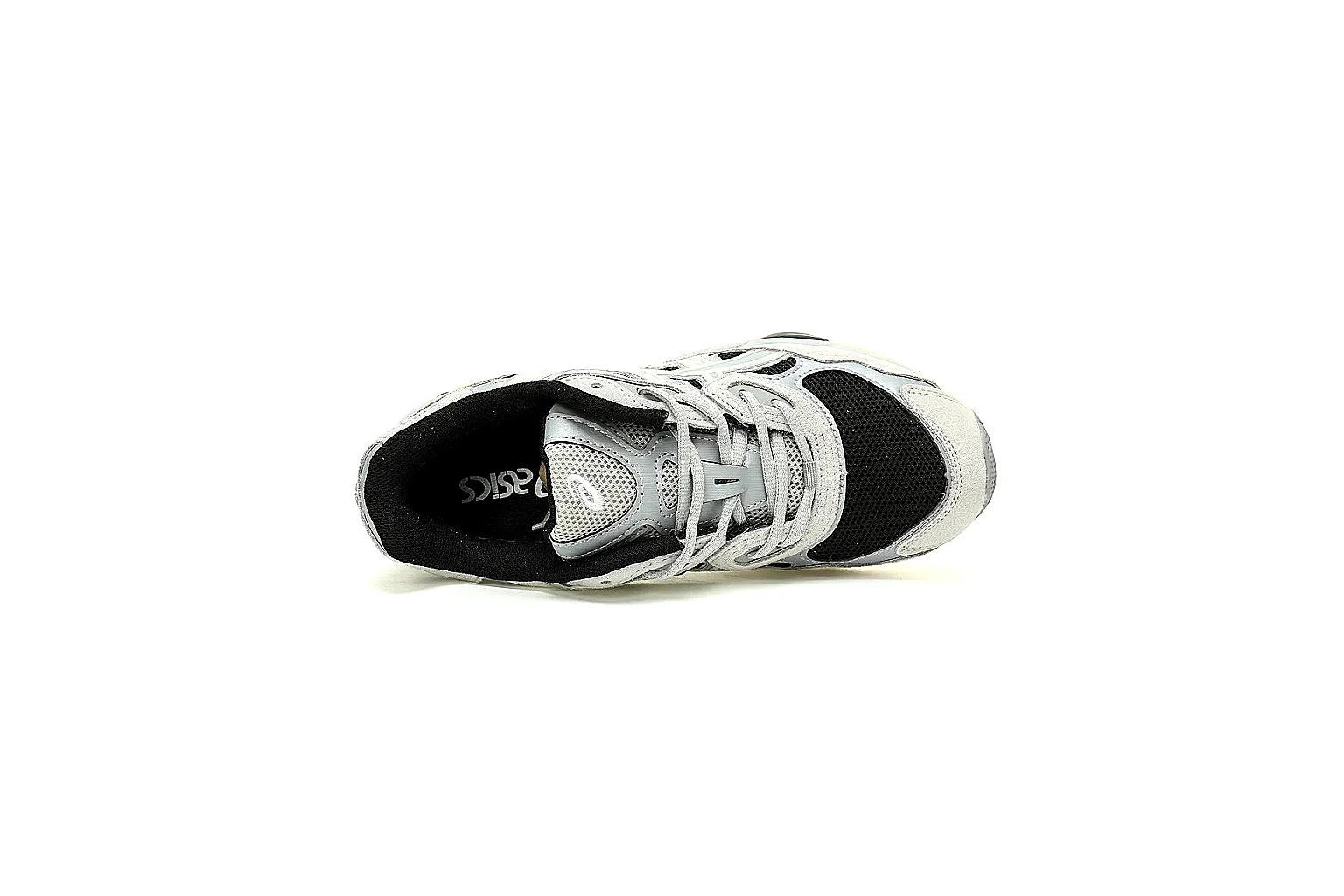 ASICS grey black GEL runner QC scout gallery with outsole and pair angles thumbnail 3