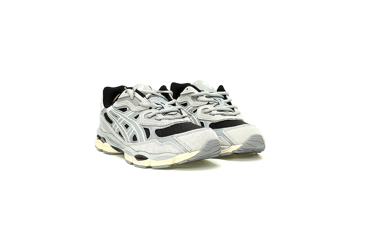 ASICS grey black GEL runner QC scout gallery with outsole and pair angles thumbnail 5