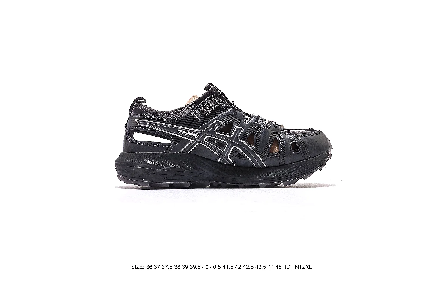 Asics Gel runner Black 1675 comparison signal six-photo gallery
