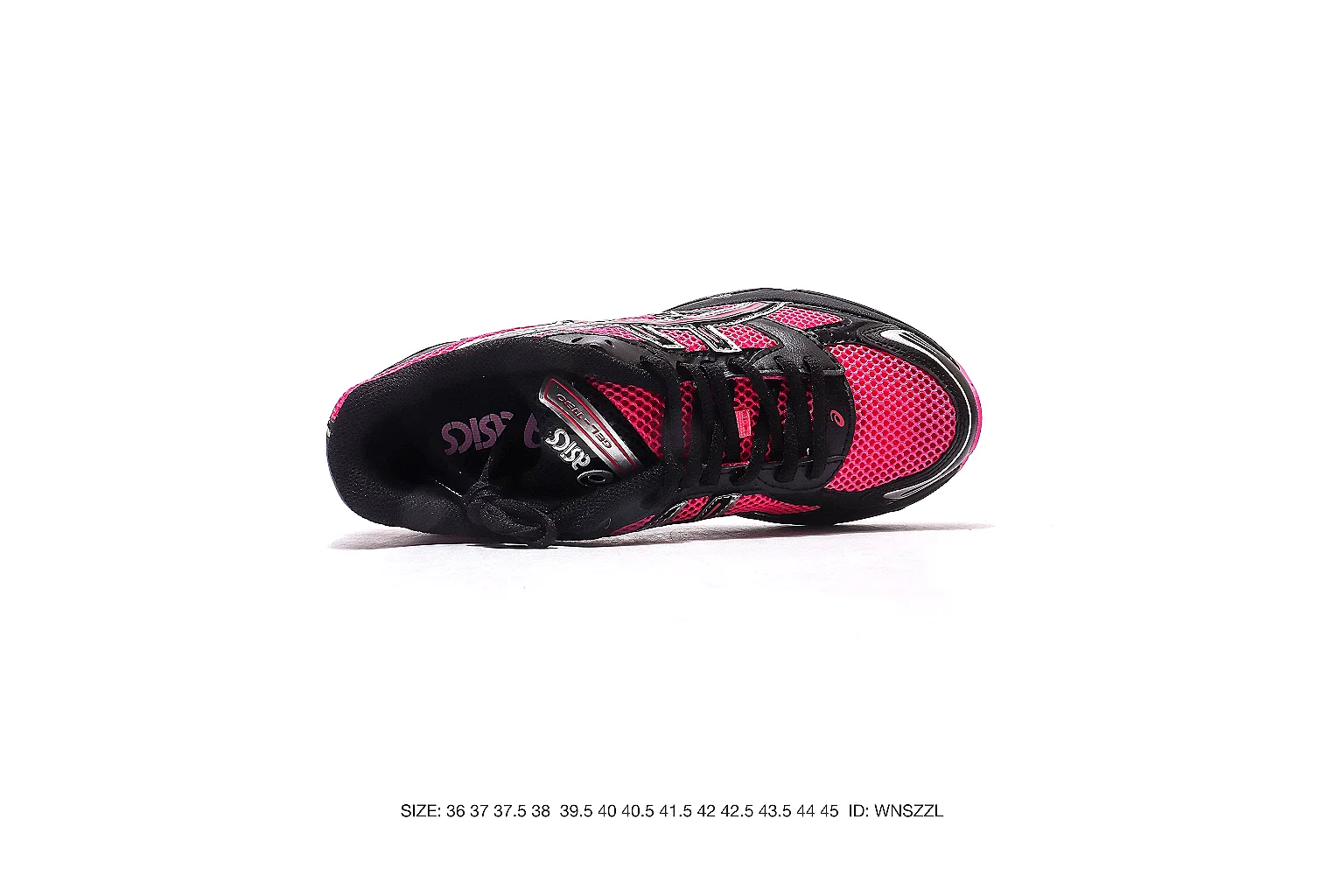 Asics Gel runner Black Pink 5499 comparison signal note six-photo gallery thumbnail 3