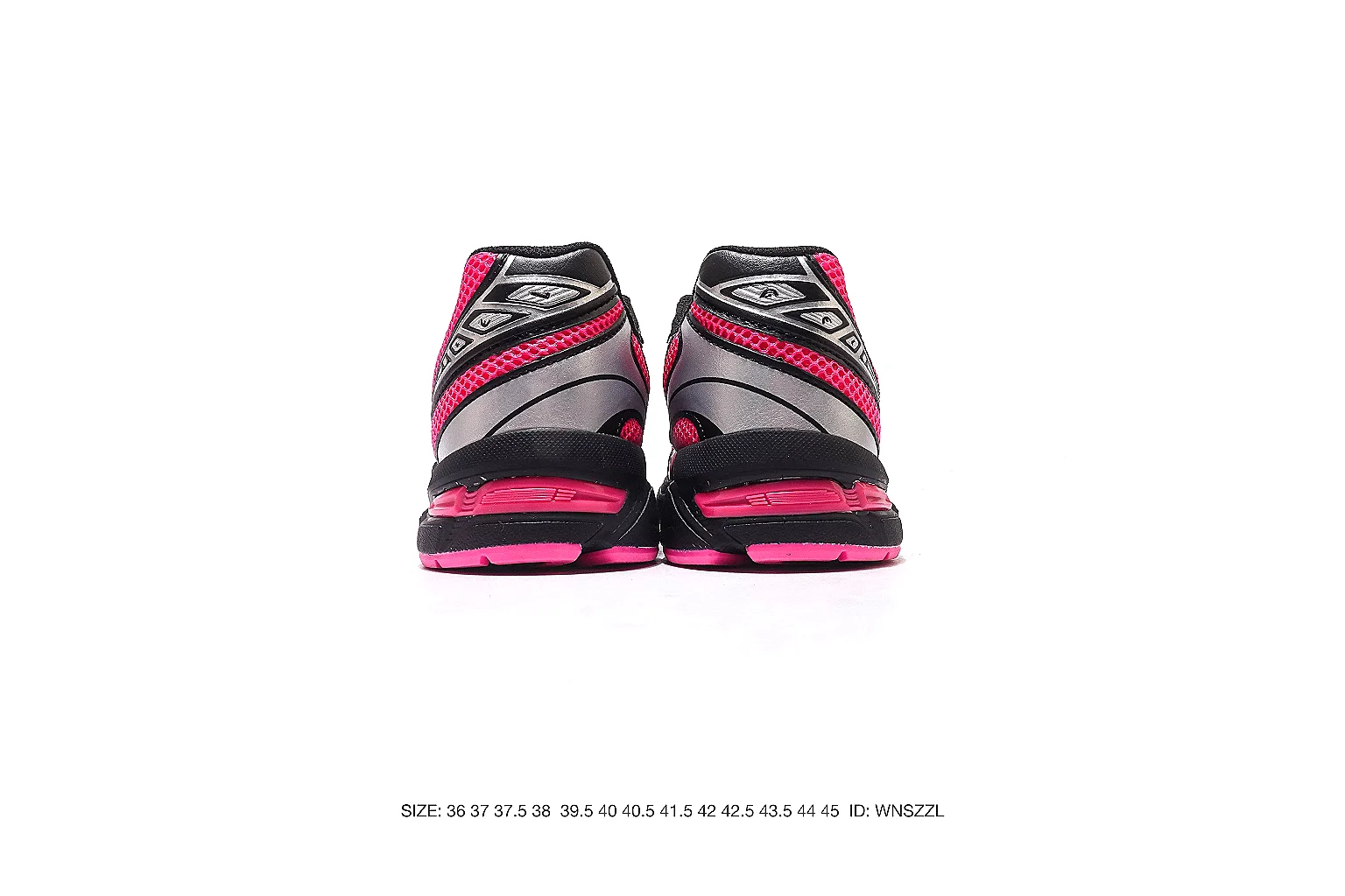 Asics Gel runner Black Pink 5499 comparison signal note six-photo gallery thumbnail 4