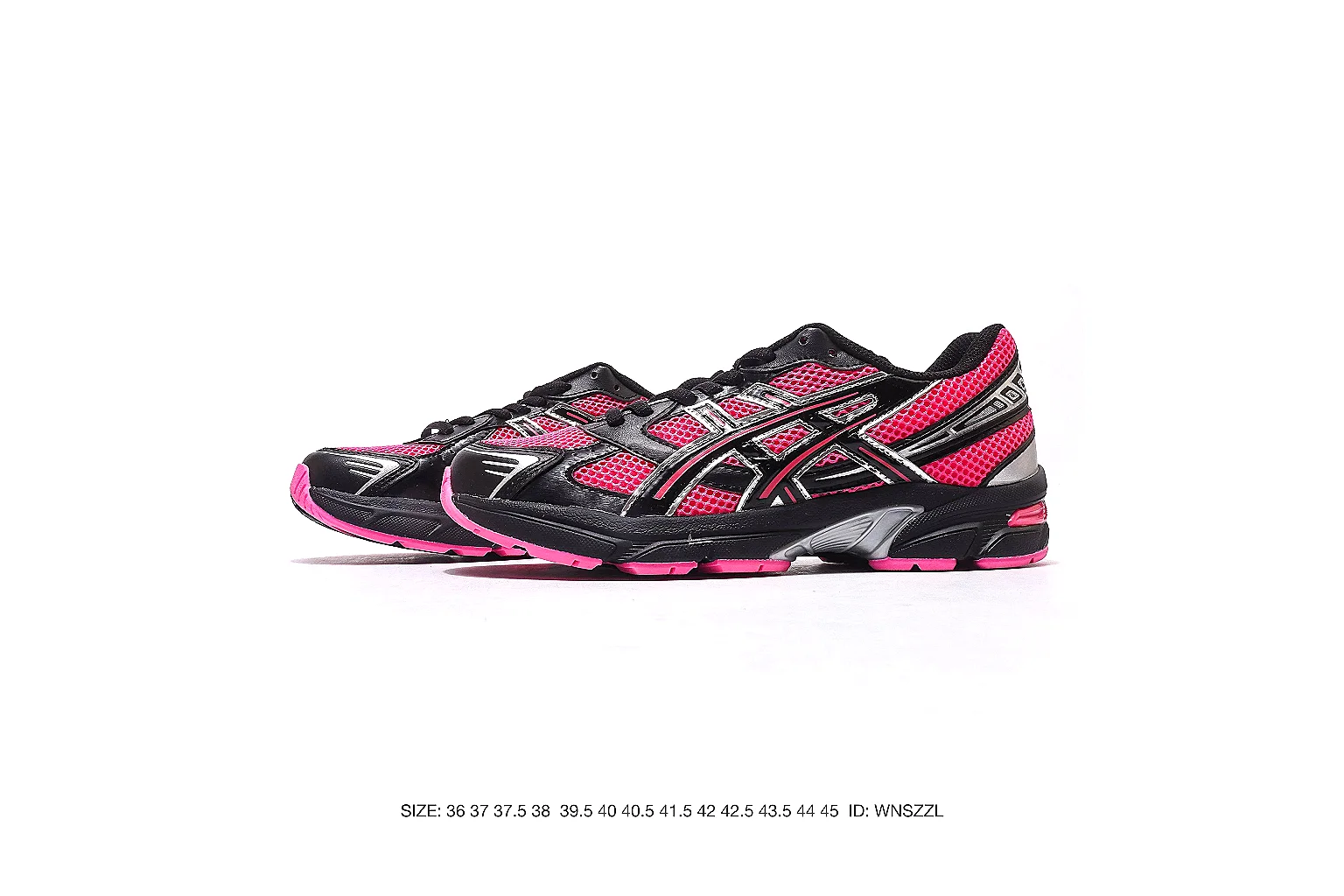 Asics Gel runner Black Pink 5499 comparison signal note six-photo gallery thumbnail 6