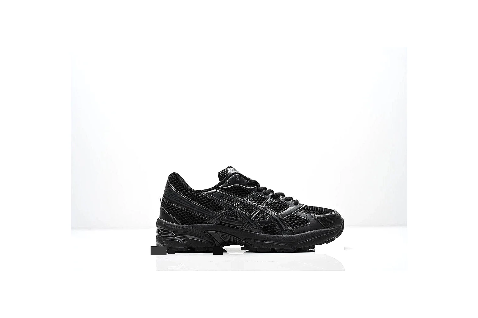 kakoscout.com Asics Gel Runner Black White comparison signal card six-photo gallery thumbnail 2
