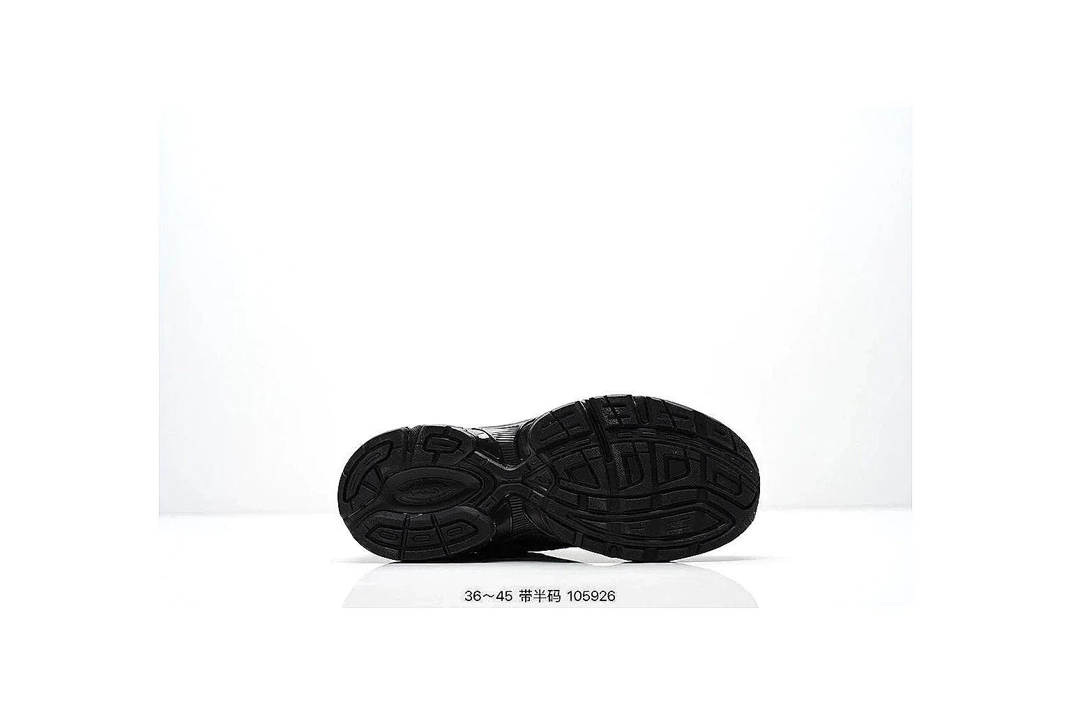 kakoscout.com Asics Gel Runner Black White comparison signal card six-photo gallery thumbnail 5