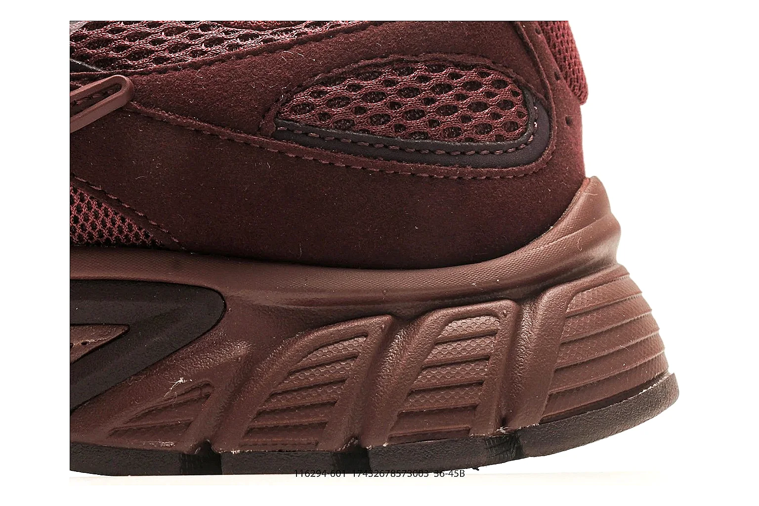 Asics Gel Runner Brown comparison photo showing brown mesh-leather runner upper, layered Asics panels, retro running shape, and cushioned sole thumbnail 5