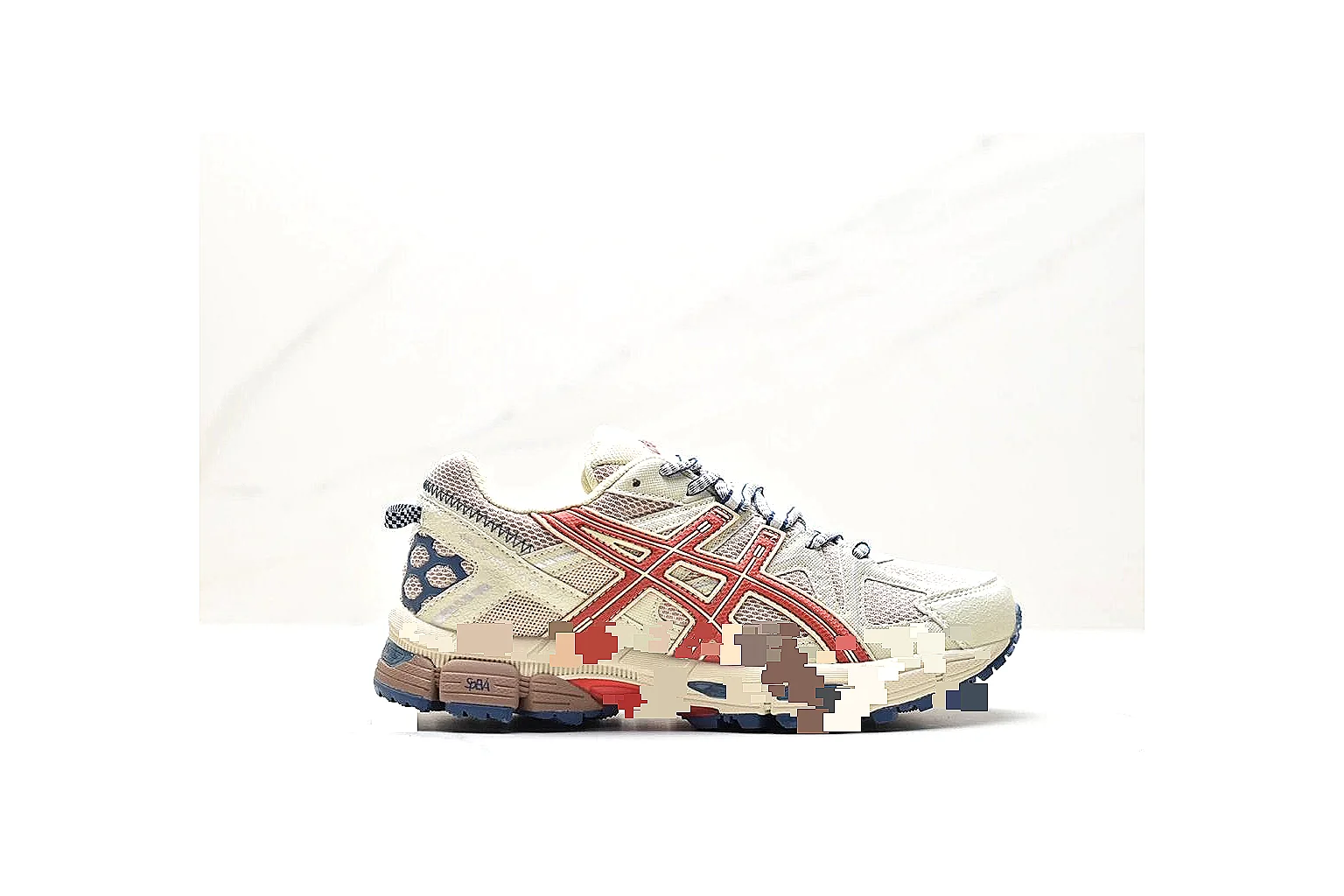 kakoscout.com Asics Gel Runner Cream Red comparison signal card six-photo gallery thumbnail 2