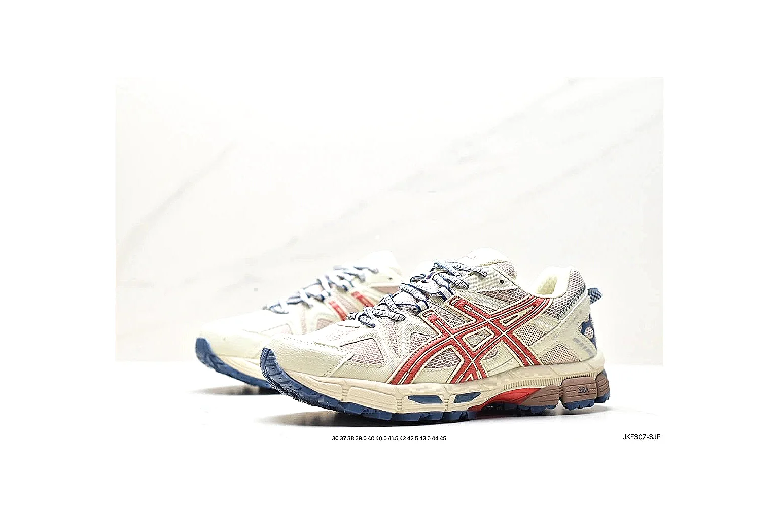 kakoscout.com Asics Gel Runner Cream Red comparison signal card six-photo gallery thumbnail 3